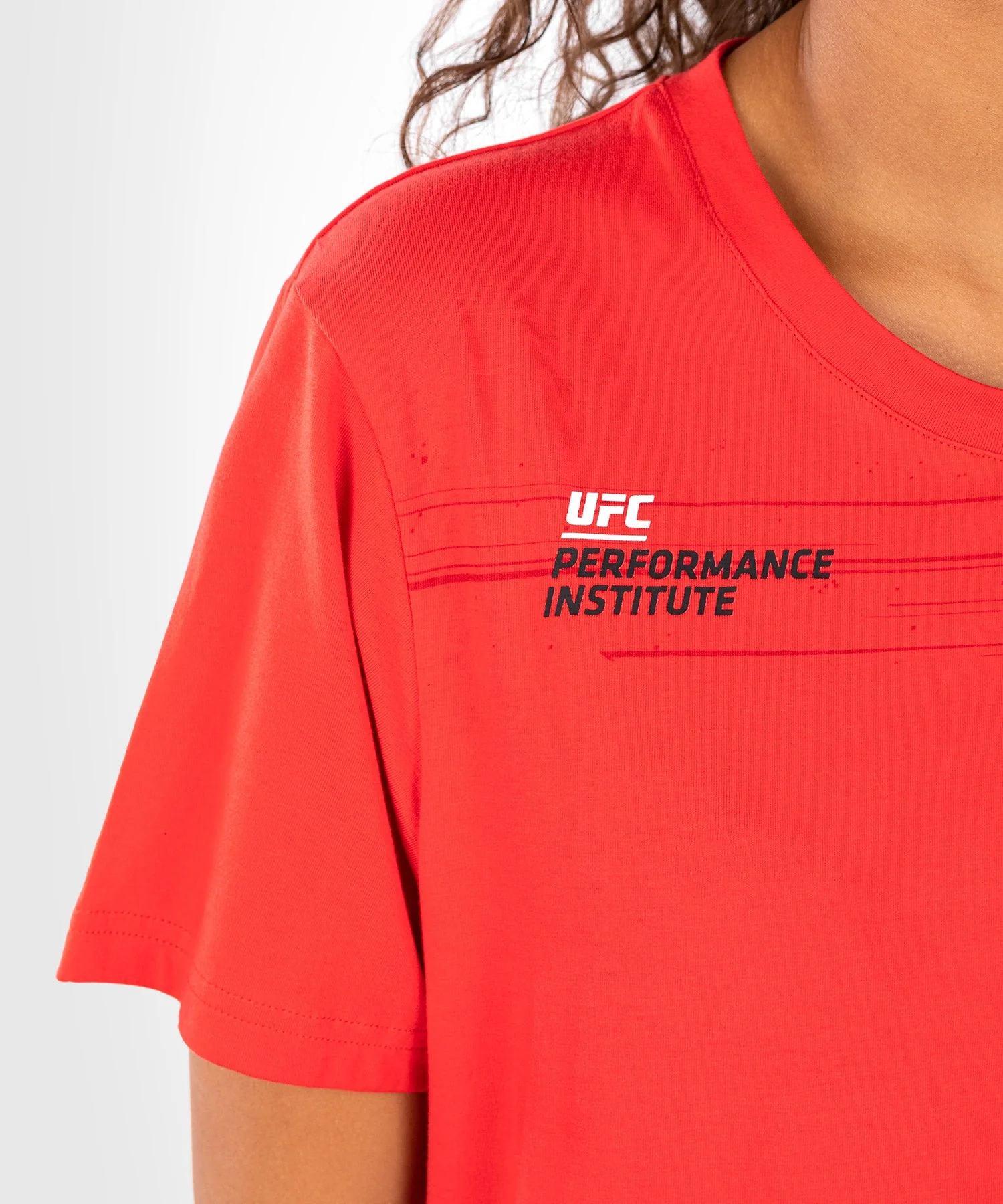 T-Shirt Femme UFC Venum Performance Institute 2.0 - Rouge - Image 5