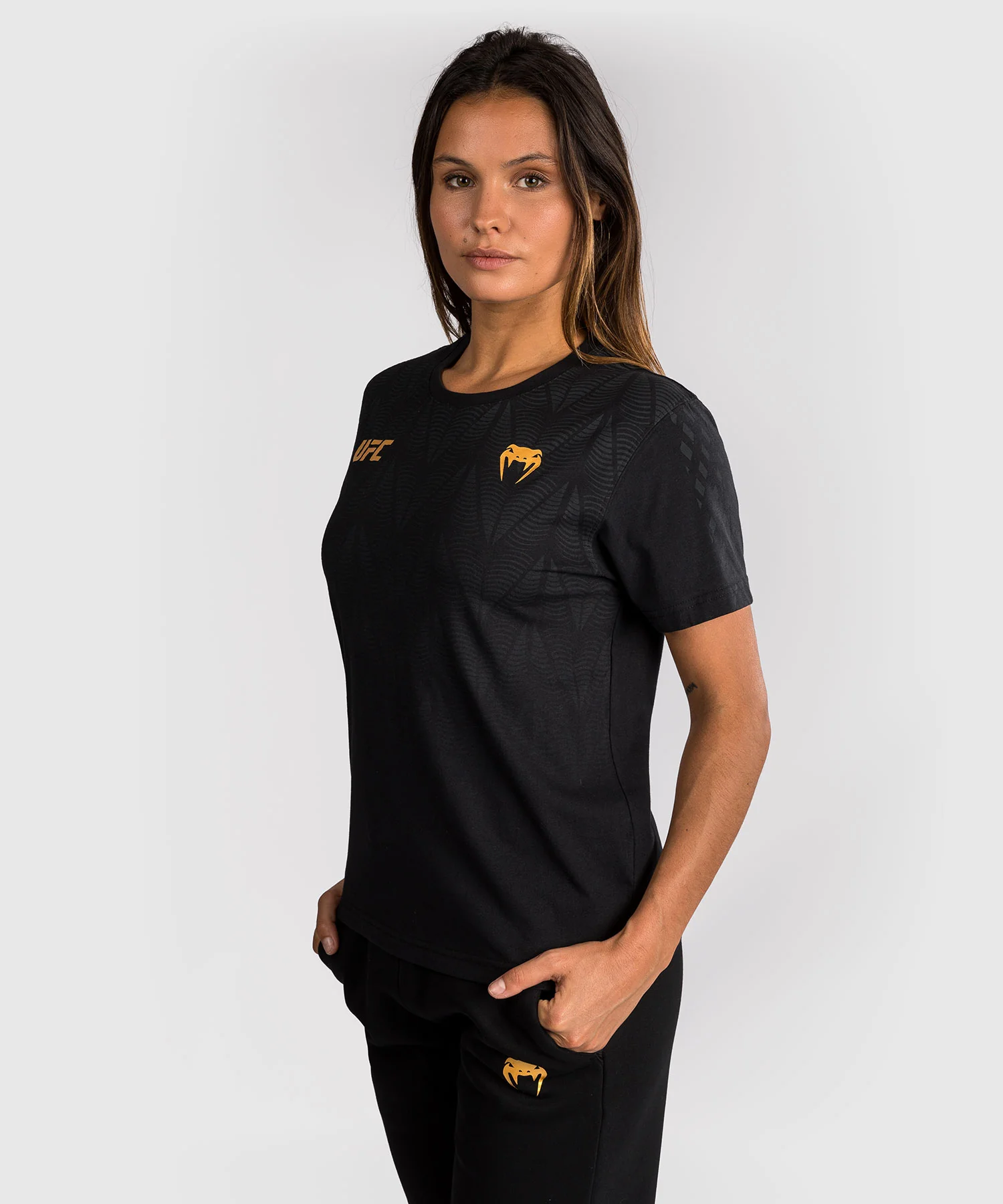 T-shirt Femme UFC Zenith by Venum Replica - Champion - Image 2