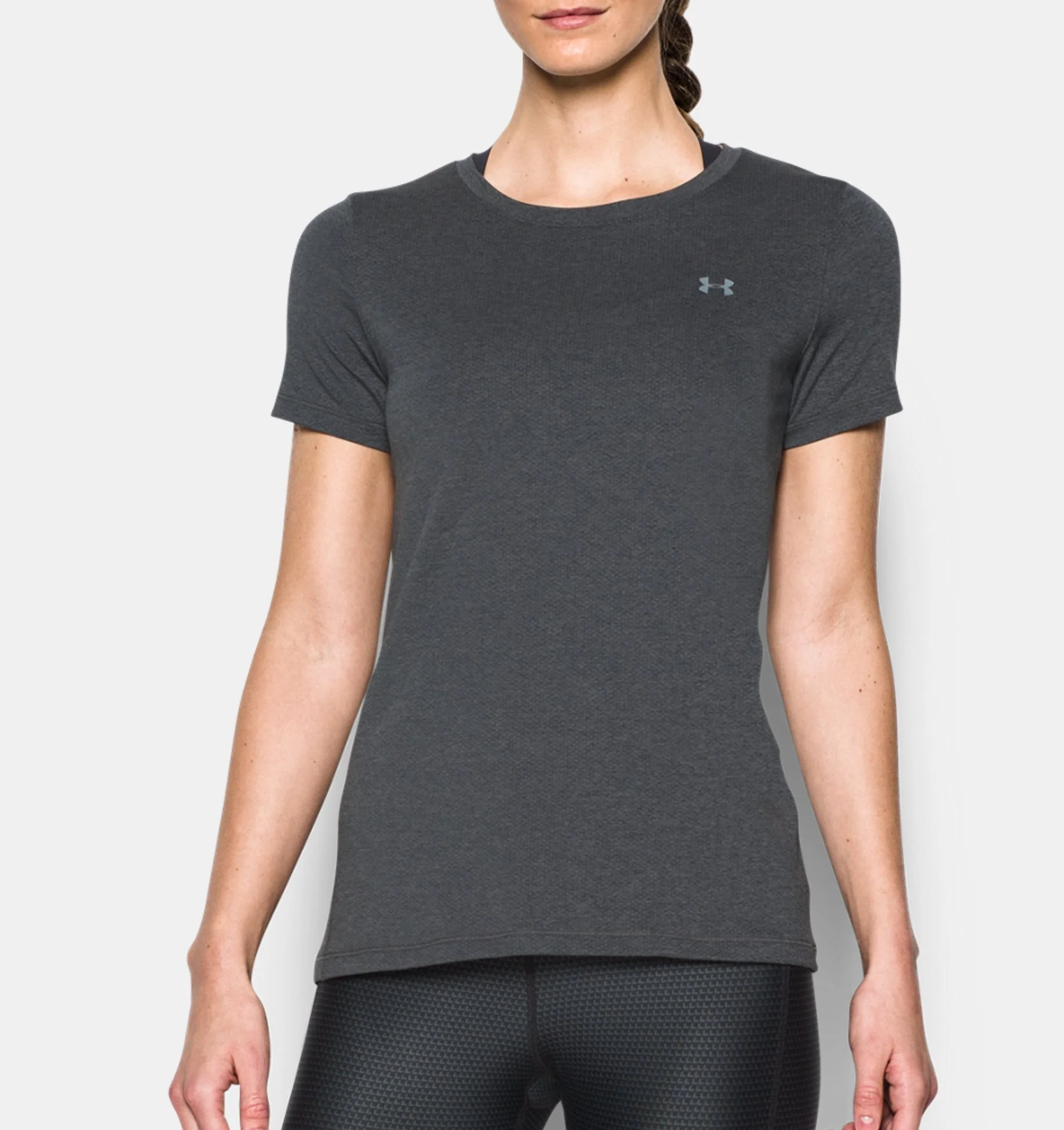T-shirt Femme Under Armour Heatgear® Armour - Gris