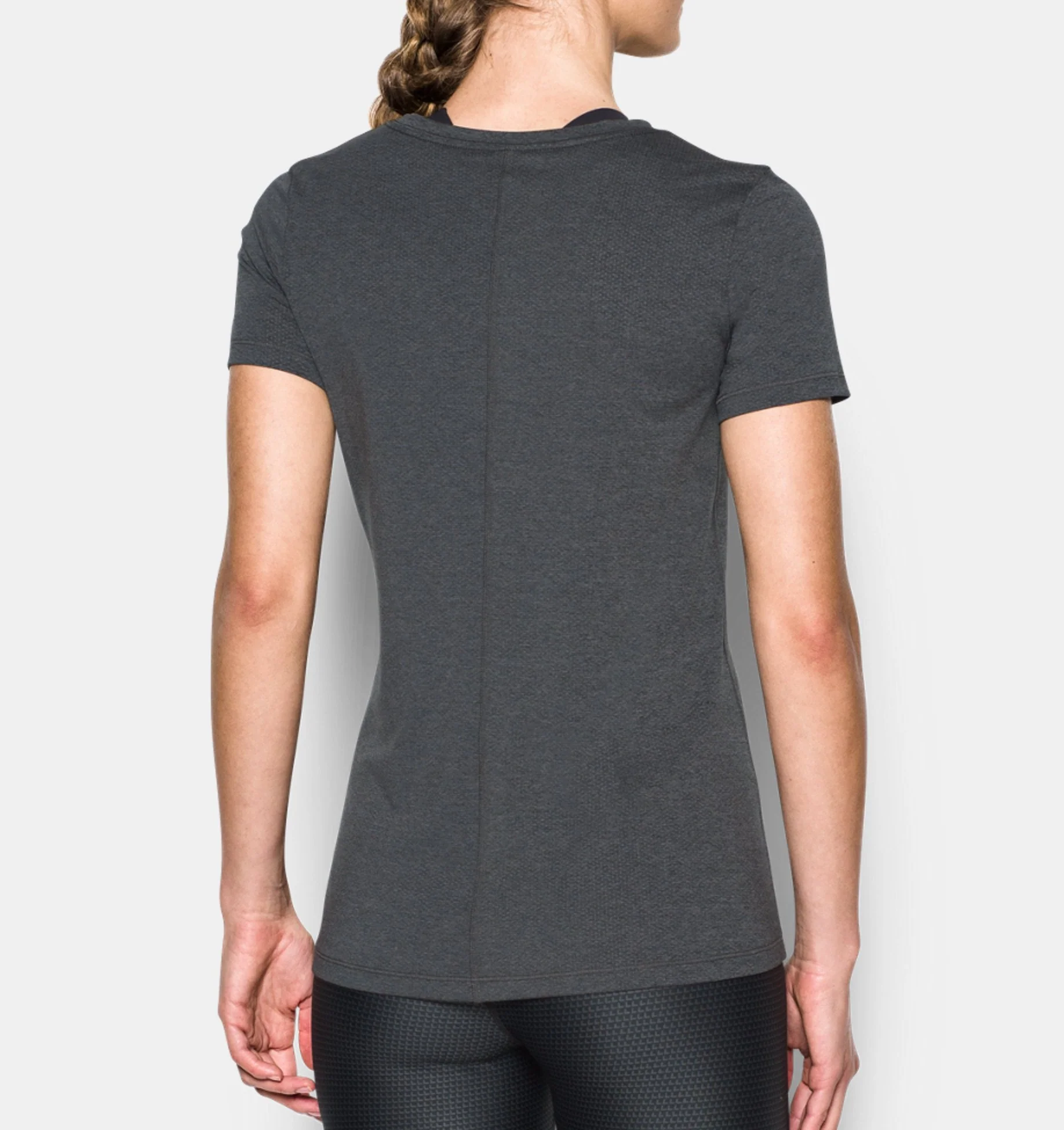T-shirt Femme Under Armour Heatgear® Armour - Gris - Image 3