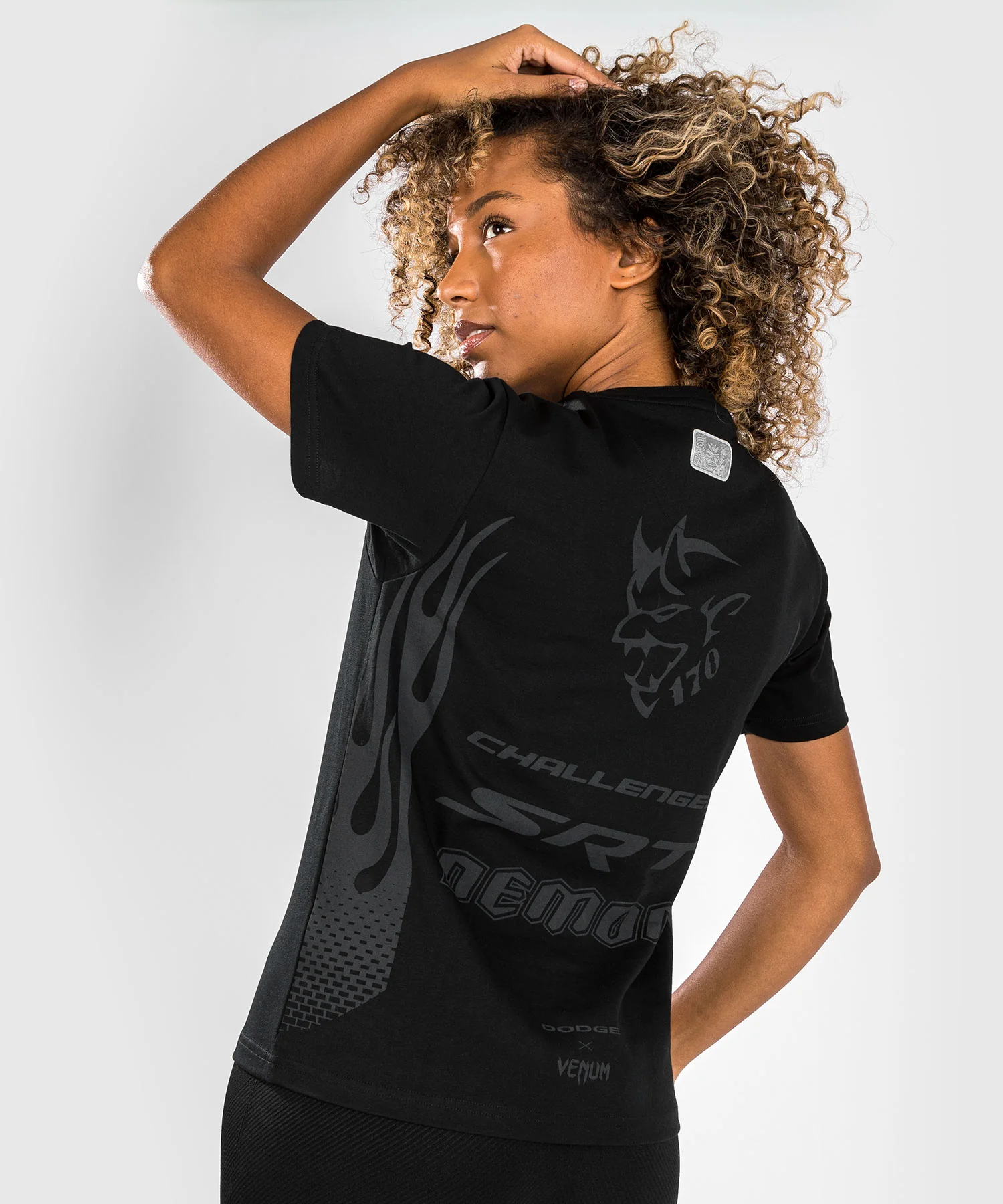 T-Shirt Femme Venum x Dodge Demon 170 - Noir - Image 2