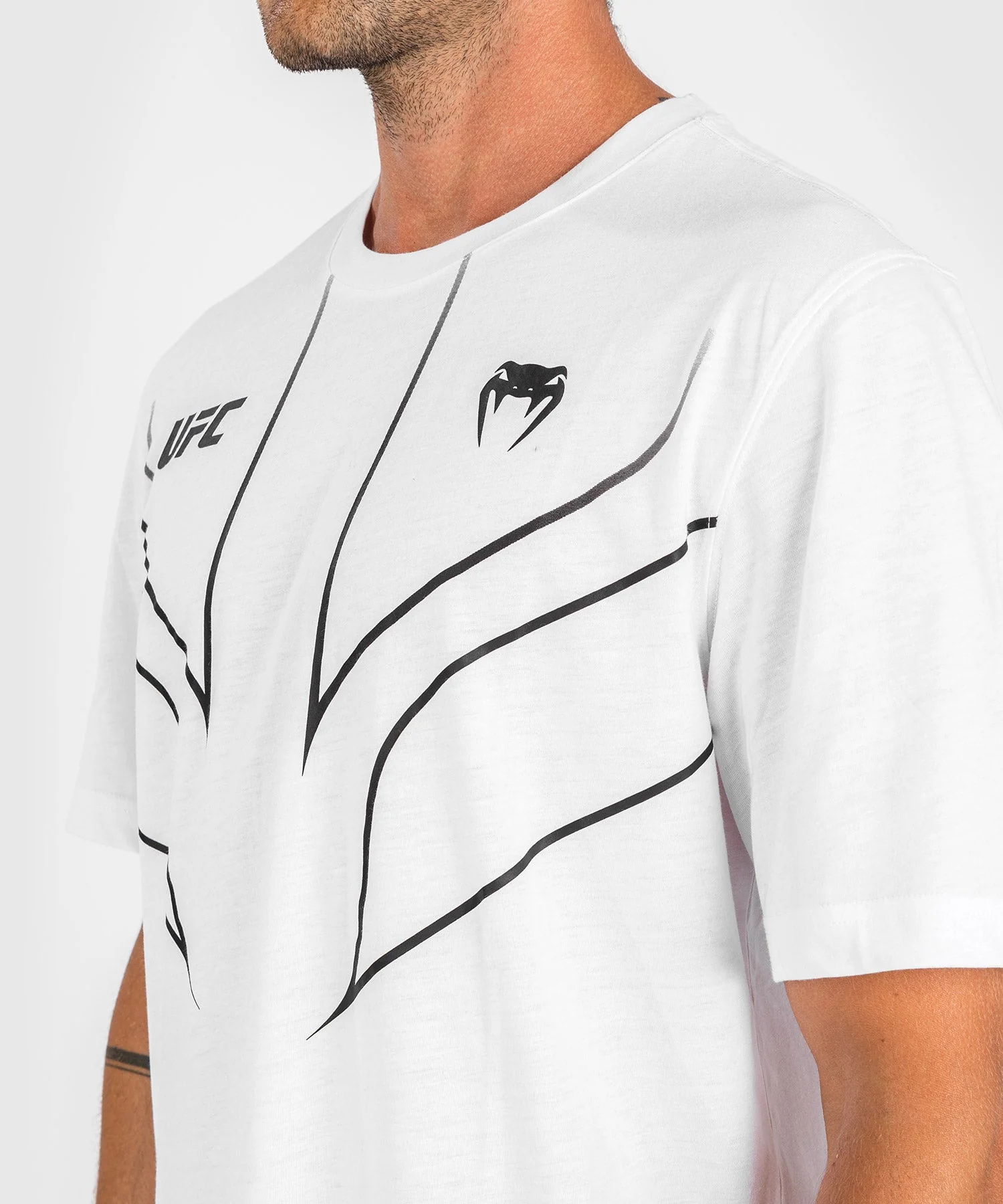 T-shirt Homme UFC Venum Fight Night 2.0 Replica - Blanc - Image 3