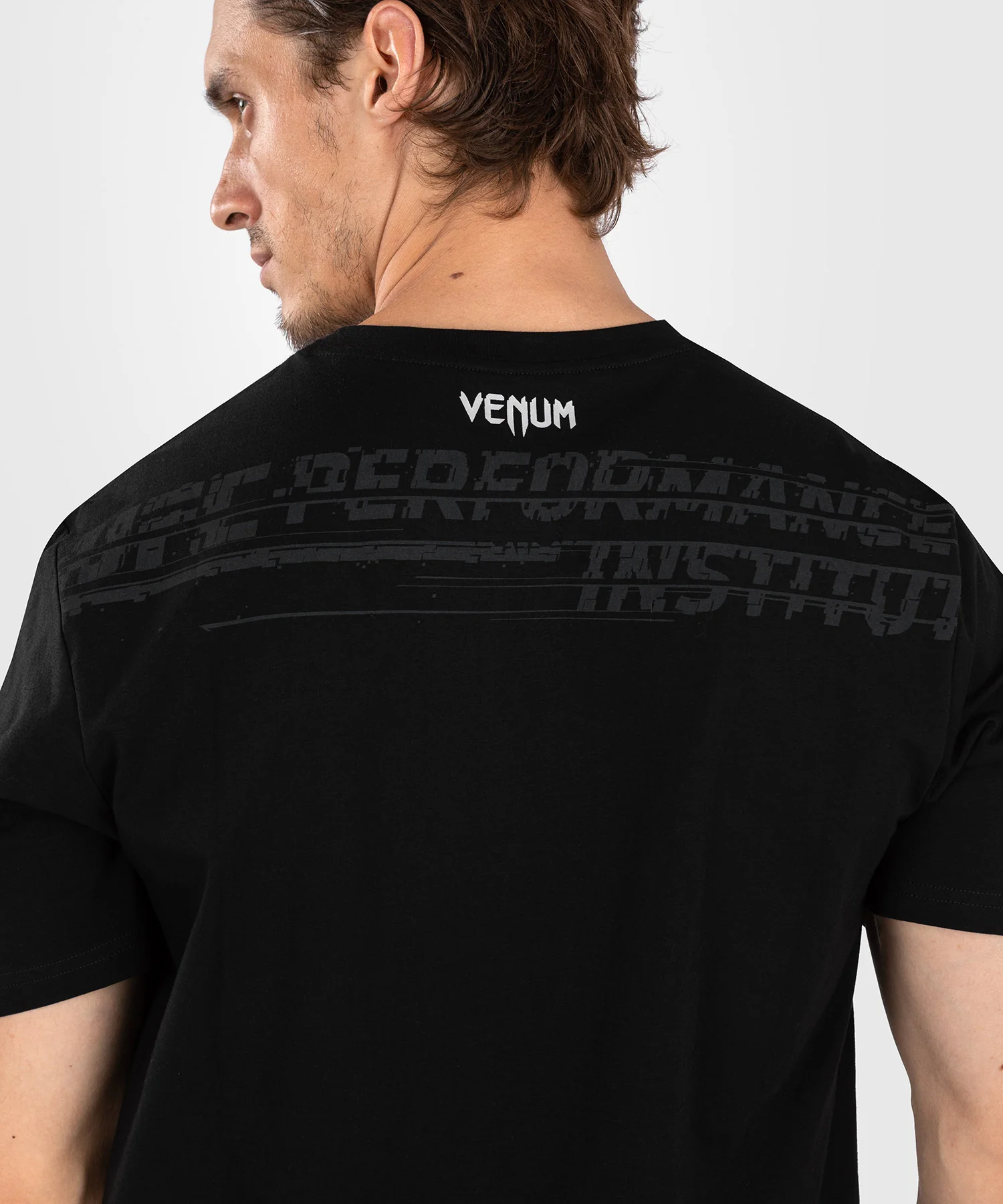 T-Shirt Homme UFC Venum Performance Institute 2.0 - Noir/Rouge - Image 5