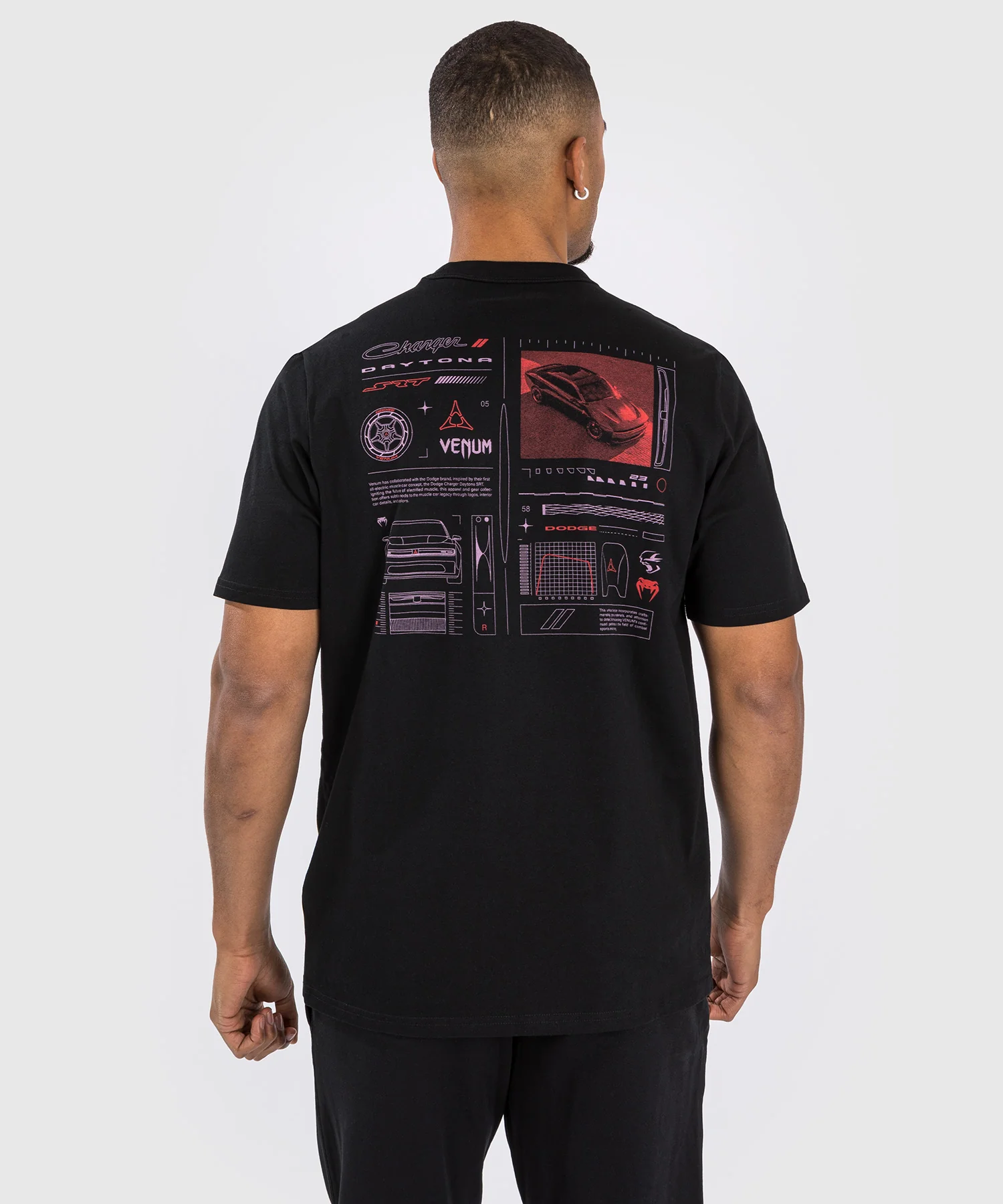 T-Shirt Homme Venum x Dodge Banshee - Noir - Image 3