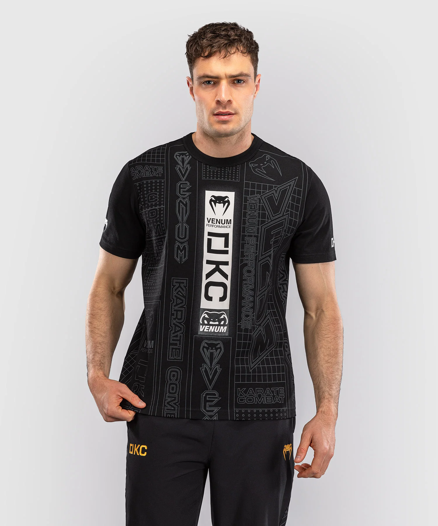 T-shirt Karate Combat by Venum – Noir/Gris