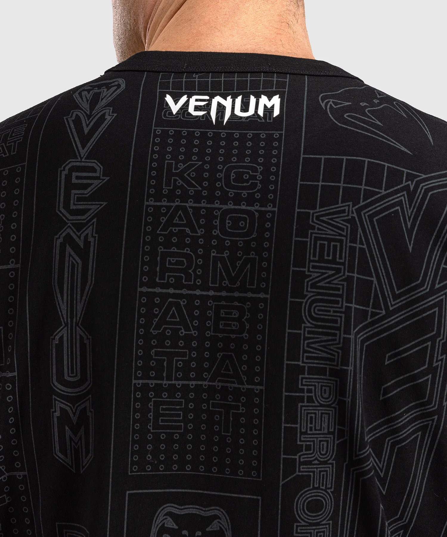 T-shirt Karate Combat by Venum – Noir/Gris - Image 6