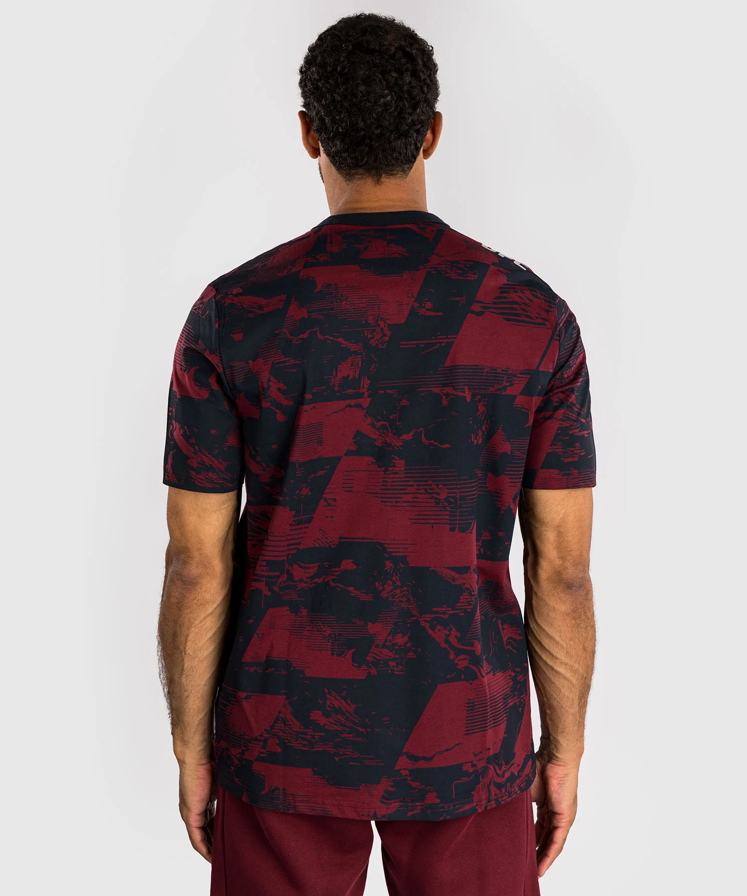 T-shirt manches courtes Homme UFC Zenith by Venum Authentic Fight Week - Bleu marine/Bordeaux/Argent - Image 2