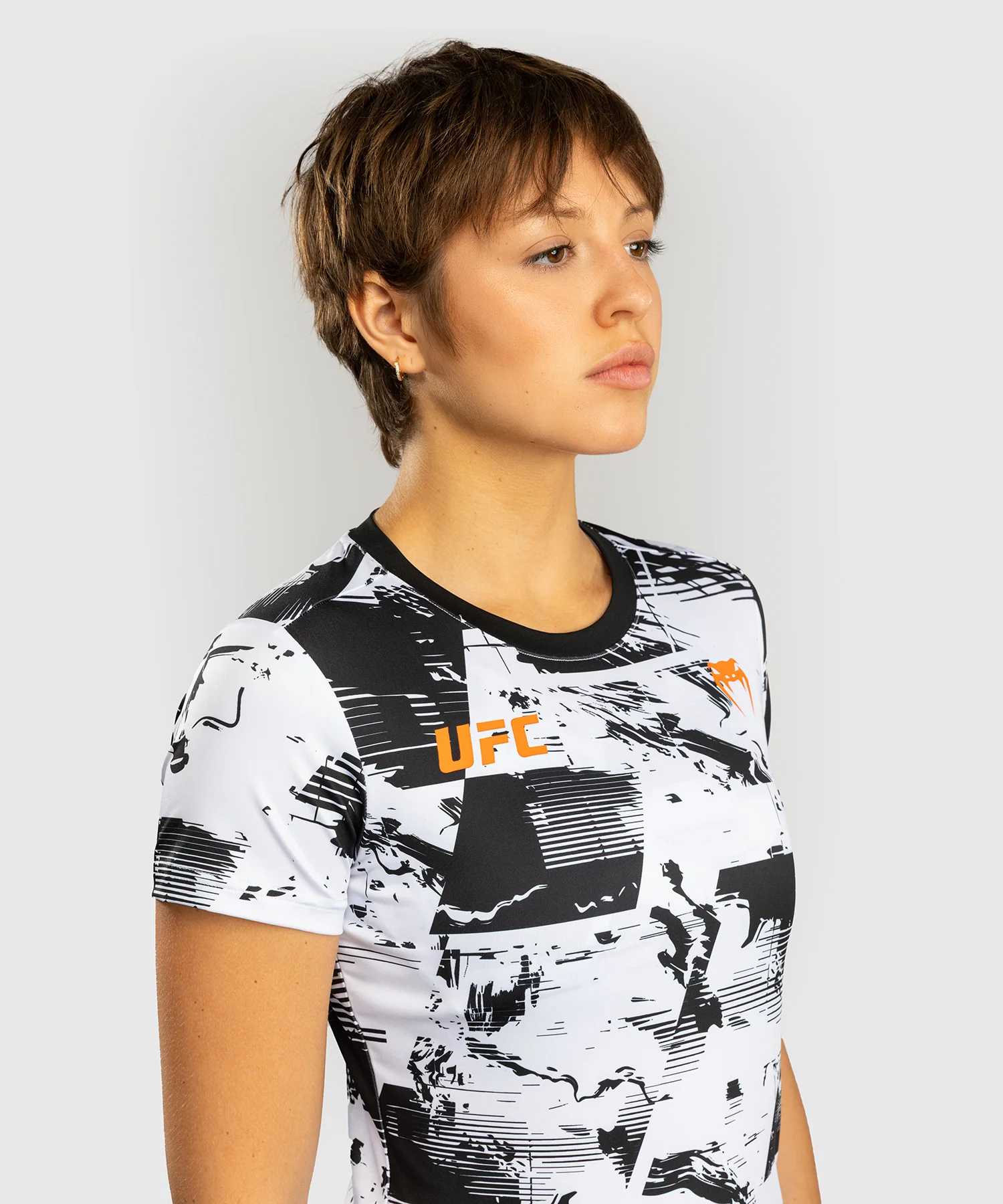 T-shirt manches courtes Performance Femme UFC Zenith by Venum Authentic Fight Week - Blanc - Image 5