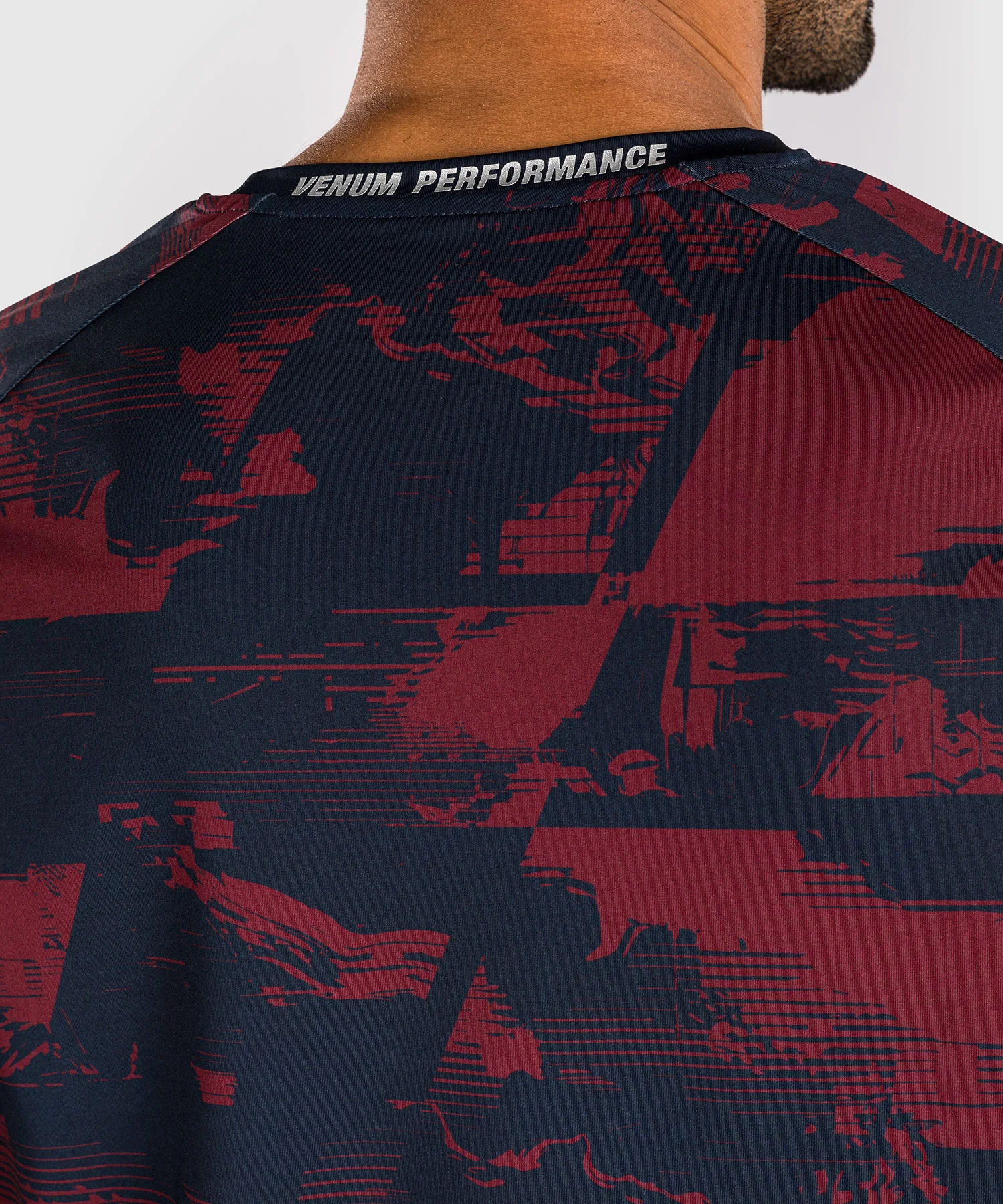 T-shirt manches courtes Performance Homme UFC Zenith by Venum Authentic Fight Week - Bleu marine/Bordeaux/Argent - Image 7