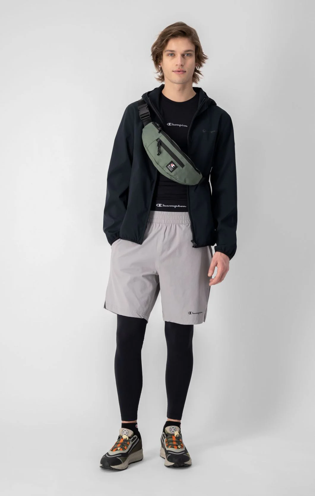 T-Shirt Manches Longues Seamless Champion - Noir - Image 5
