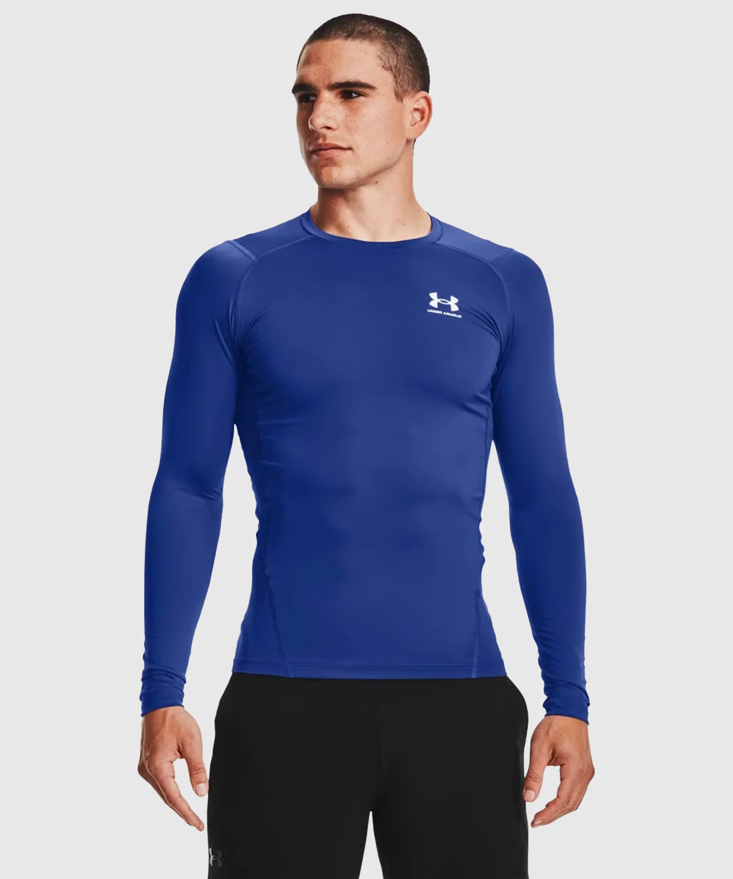 T-Shirt Manches Longues Under Armour Heatgear® Armour - Bleu
