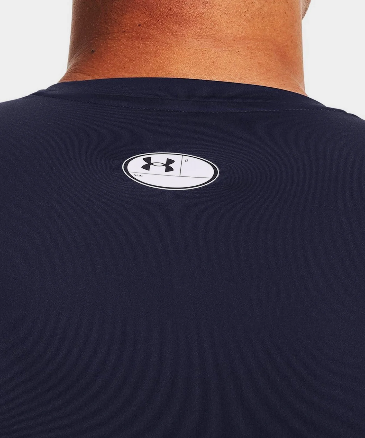 T-Shirt Manches Longues Under Armour Heatgear® Armour - Bleu Marine - Image 4