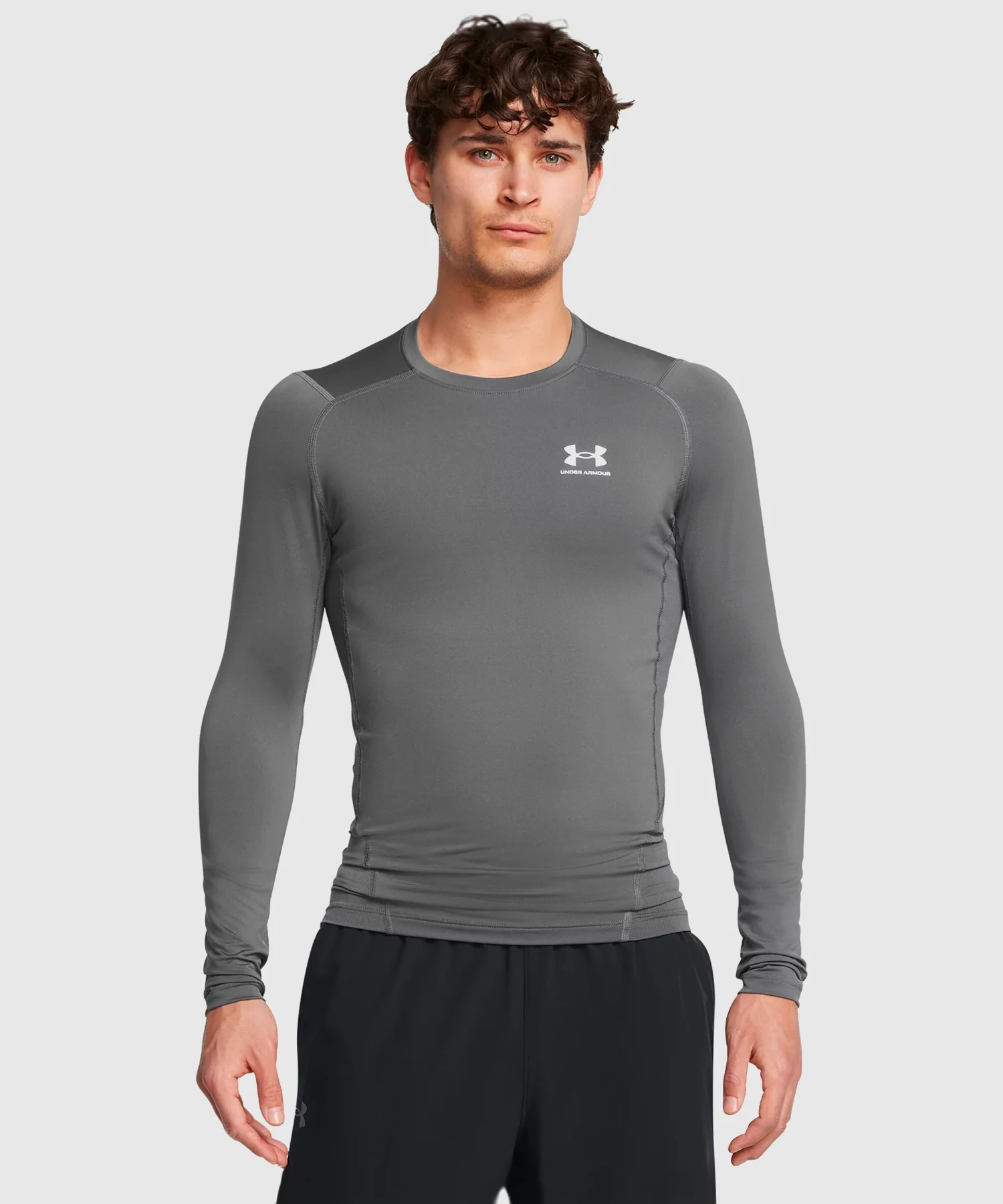 T-Shirt Manches Longues Under Armour Heatgear® Armour - Gris