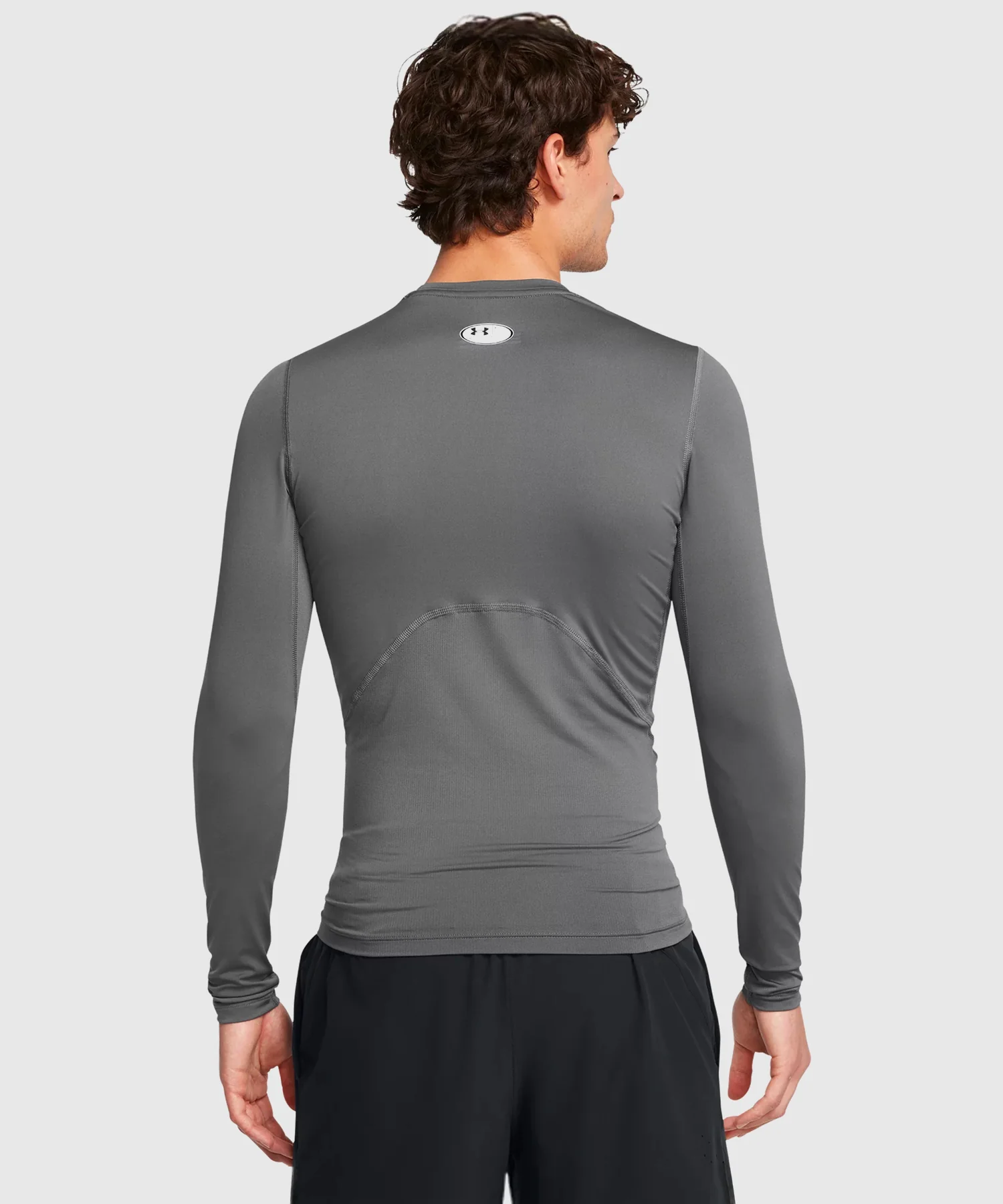 T-Shirt Manches Longues Under Armour Heatgear® Armour - Gris - Image 2
