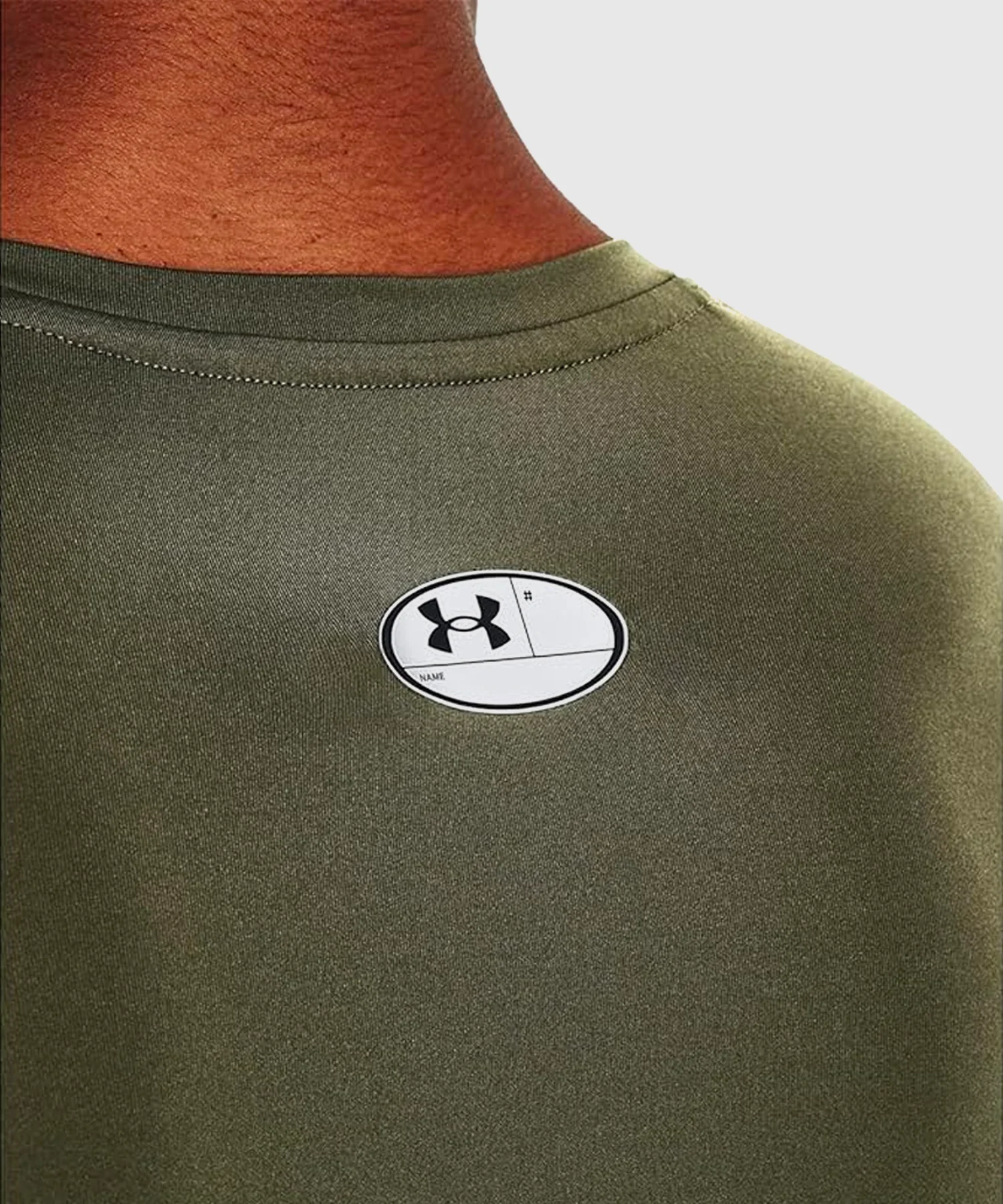 T-Shirt Manches Longues Under Armour Heatgear® Armour - Kaki - Image 4