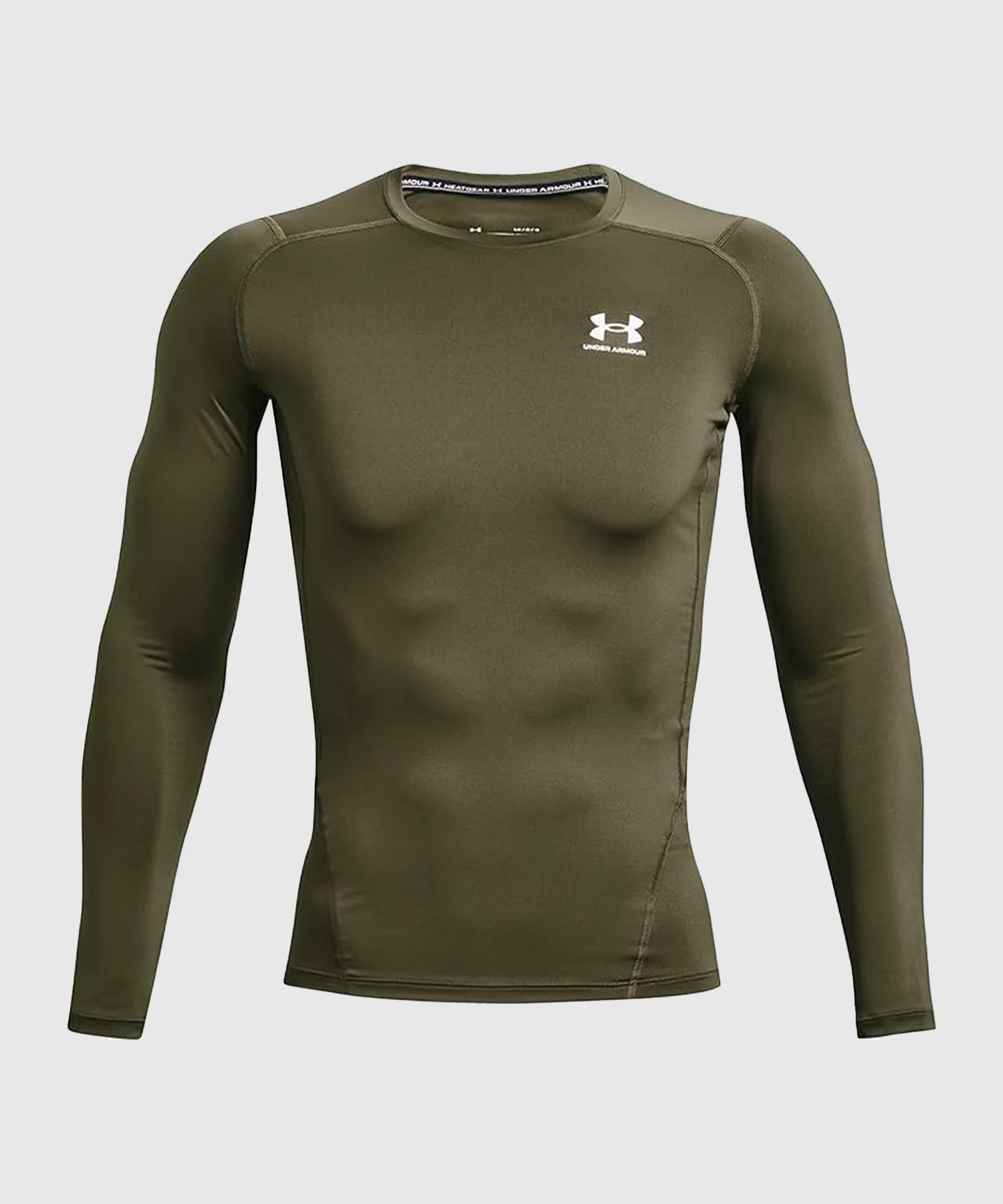 T-Shirt Manches Longues Under Armour Heatgear® Armour - Kaki - Image 5