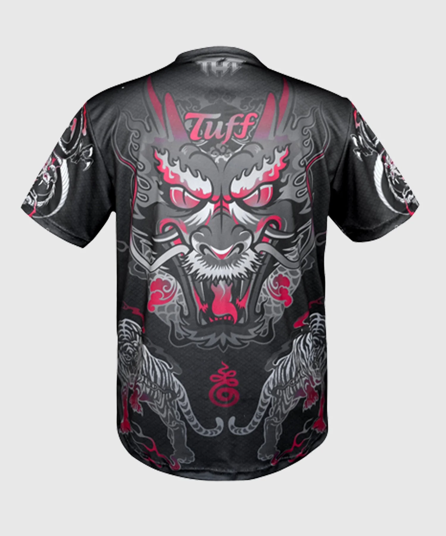 T-Shirt Muay Thai Dry Fit Tuff Shirt King Of Dragon - Noir - Image 3