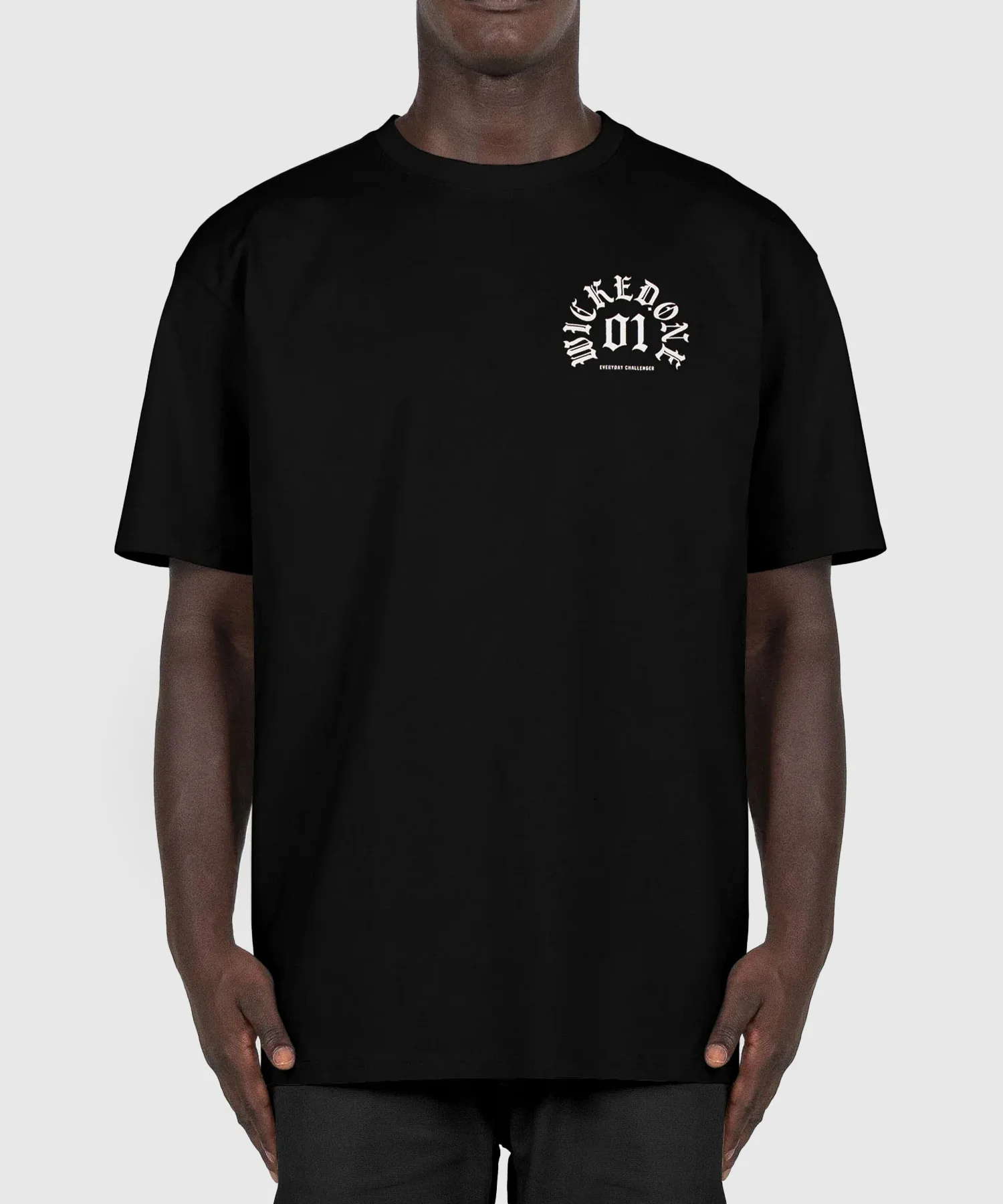 T-Shirt Oversize Wicked One Goat - Noir - Image 2