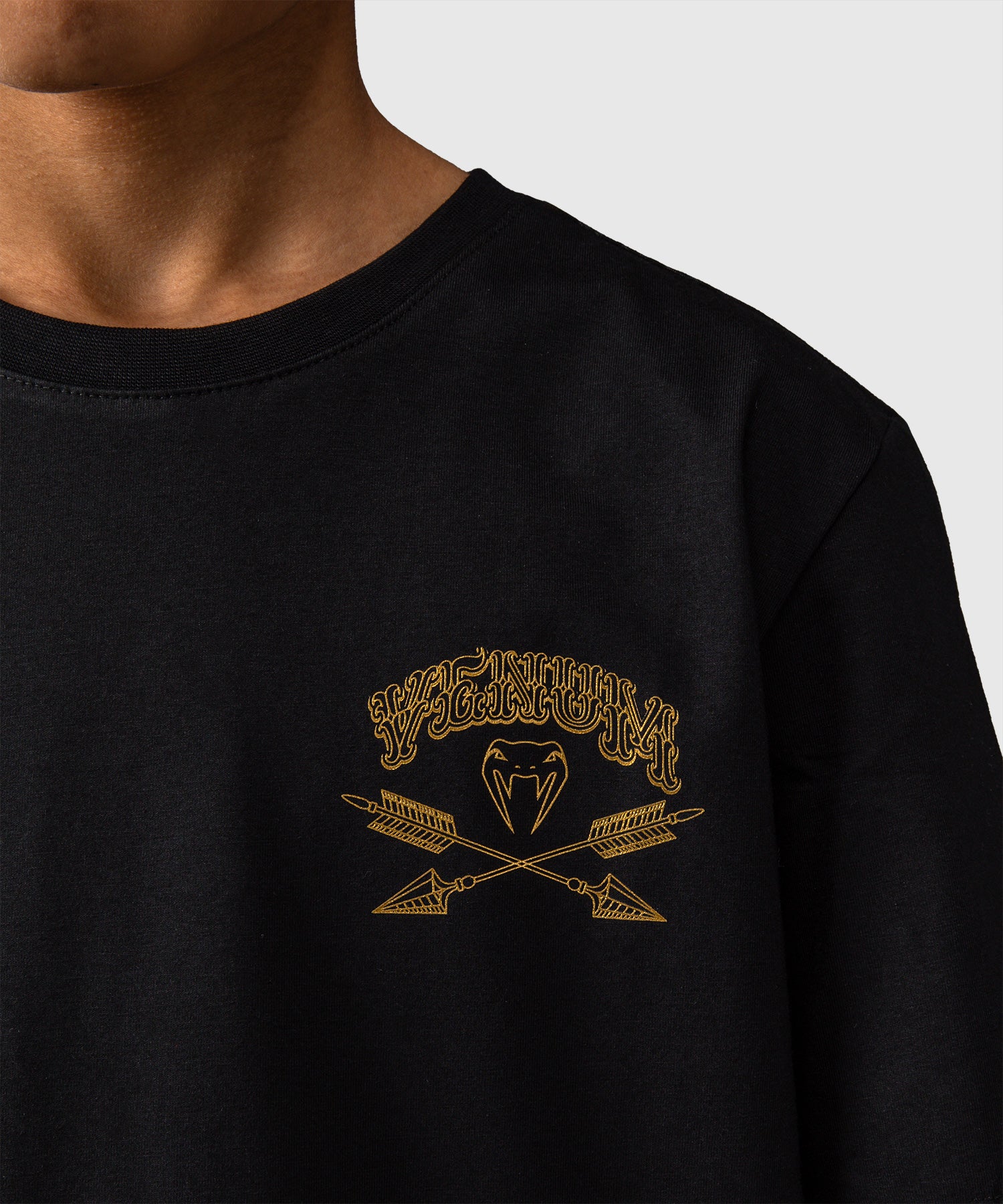T-shirt Pour Enfants Venum Wolf Atak – Noir/Gris - Image 4