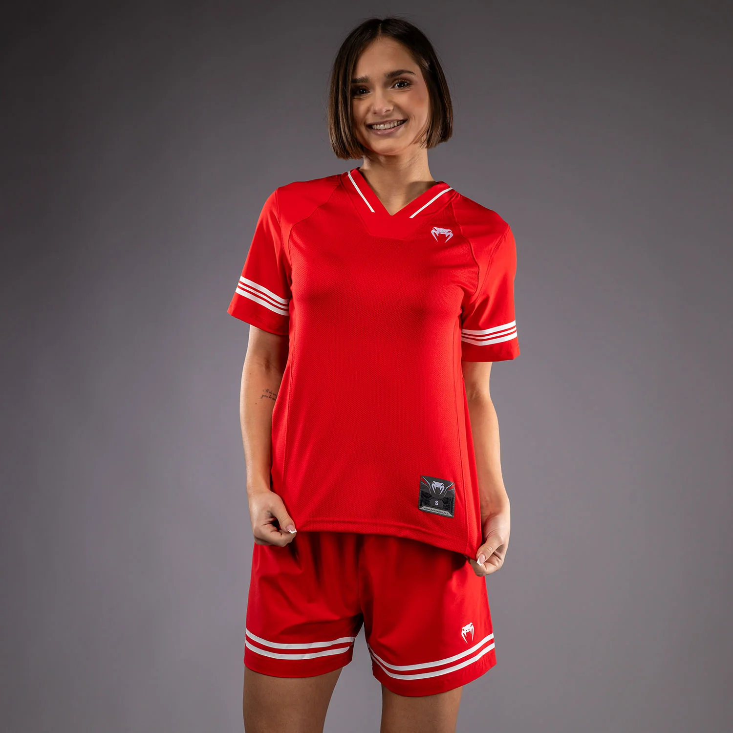 T-shirt pour Femme Venum Flag Football - Rouge
