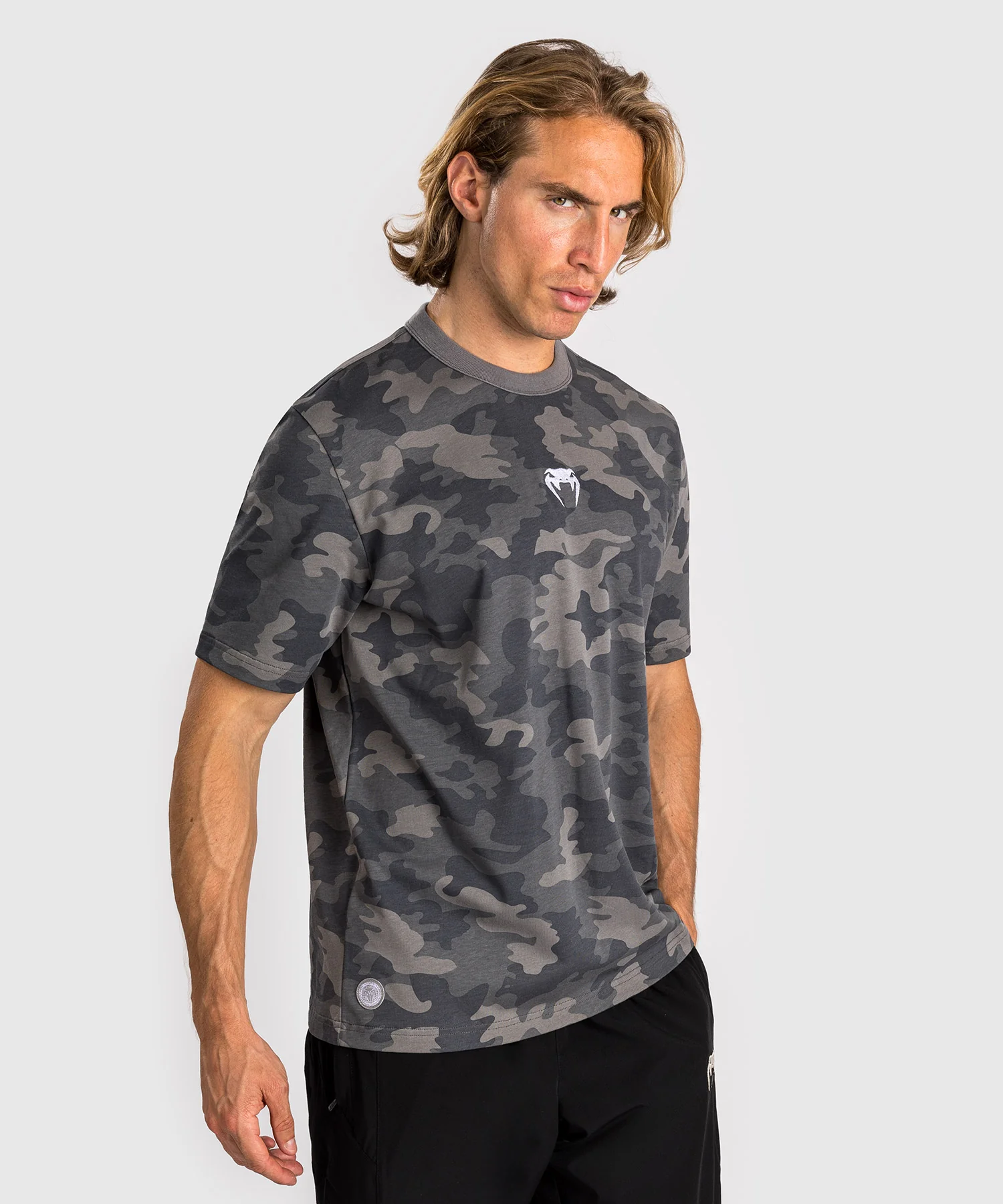 T-Shirt pour Hommes Venum Vortex XL - Camouflage Anthracite - Image 2