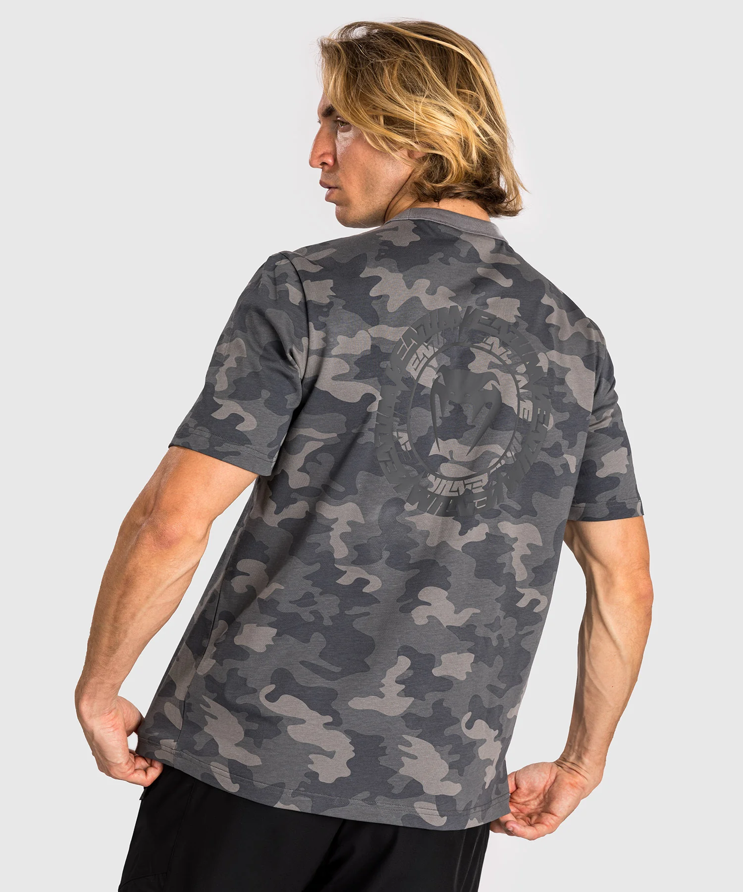 T-Shirt pour Hommes Venum Vortex XL - Camouflage Anthracite - Image 3