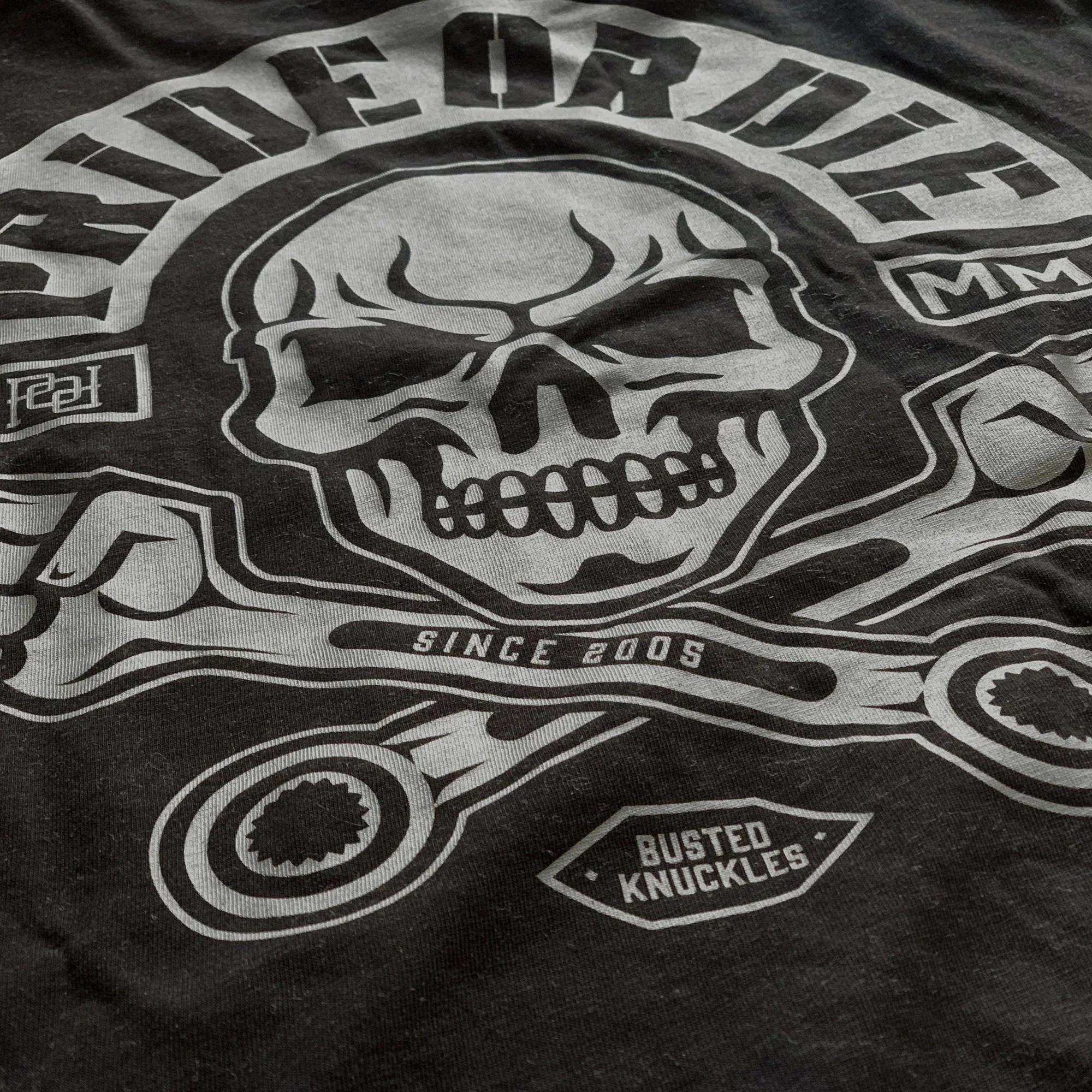 T-shirt Pride Or Die Busted Knuckles - Noir - Image 5