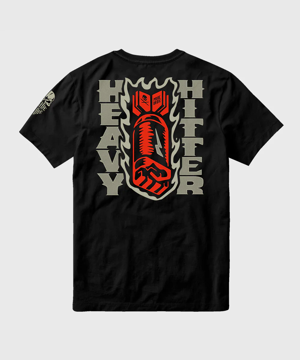 T-Shirt Pride Or Die Heavy Hitter - Noir - Image 3