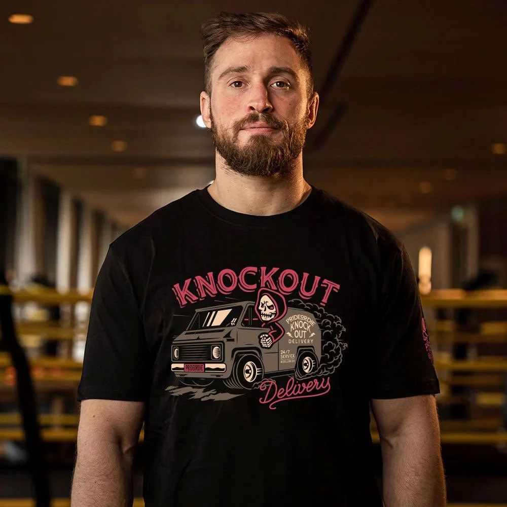 T-Shirt Pride Or Die Knockout Delivery - Noir - Image 3