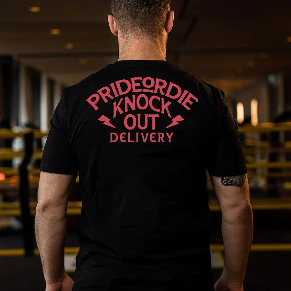 T-Shirt Pride Or Die Knockout Delivery - Noir - Image 4