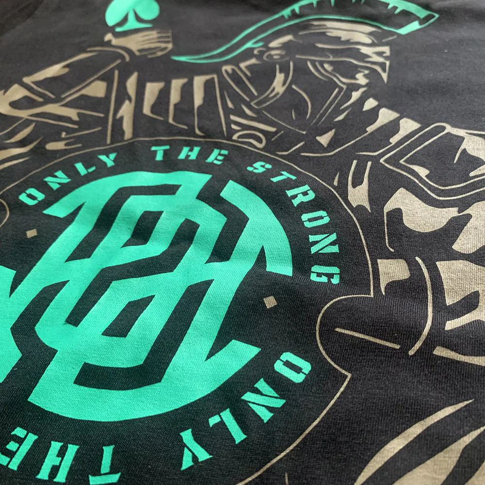 T-shirt Pride Or Die Only The Strong - Noir - Image 3