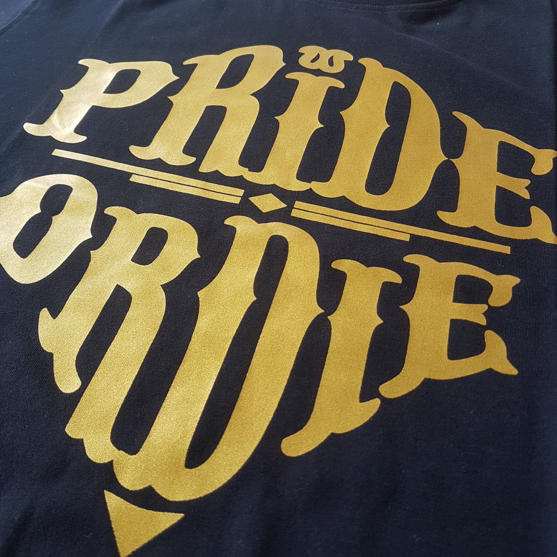 T-shirt Pride Or Die Reckless Gold - Noir - Image 4