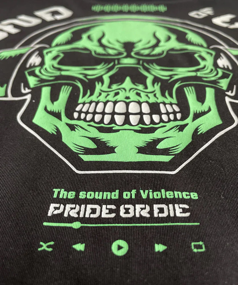 T-Shirt Pride Or Die Sound Of The Violence - Noir - Image 3