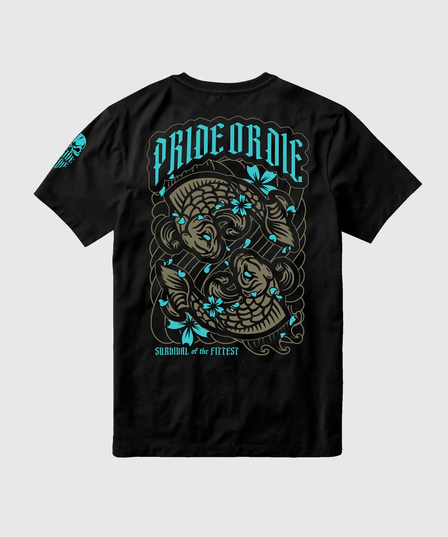 T-Shirt Pride Or Die Survival Of The Fittest - Noir - Image 2