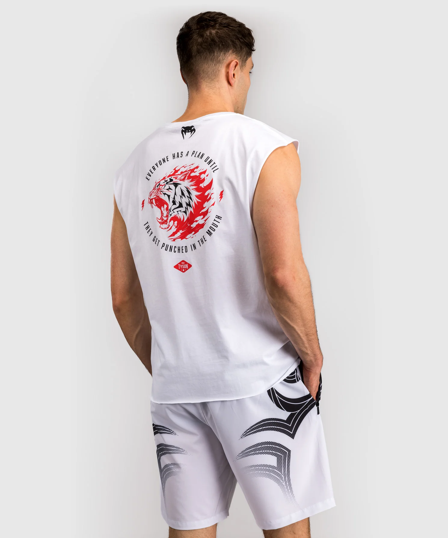 T-shirt sans manches Venum x Mike Tyson Tiger - Blanc Optique - Image 3