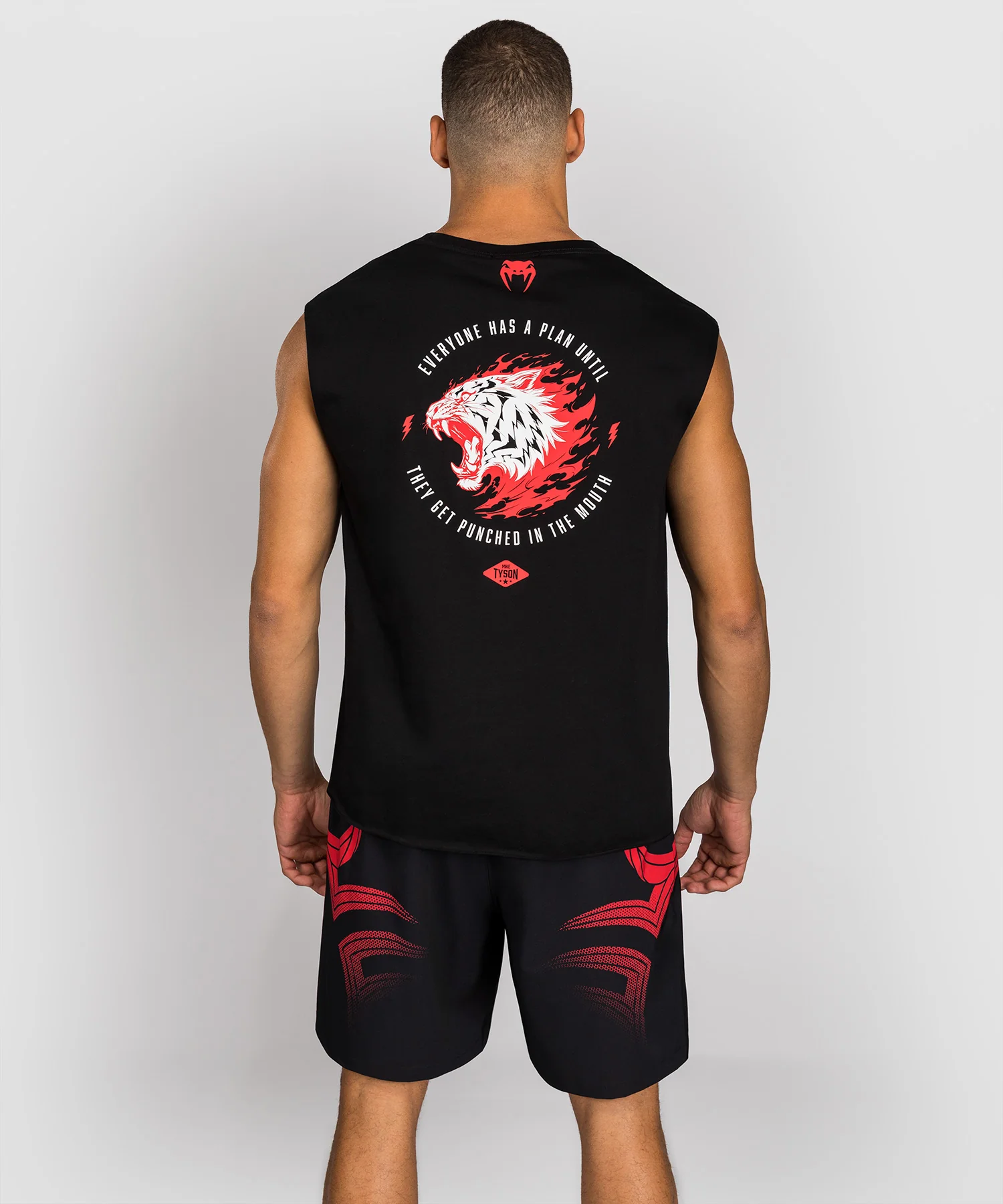 T-shirt sans manches Venum x Mike Tyson Tiger - Noir Profond - Image 3