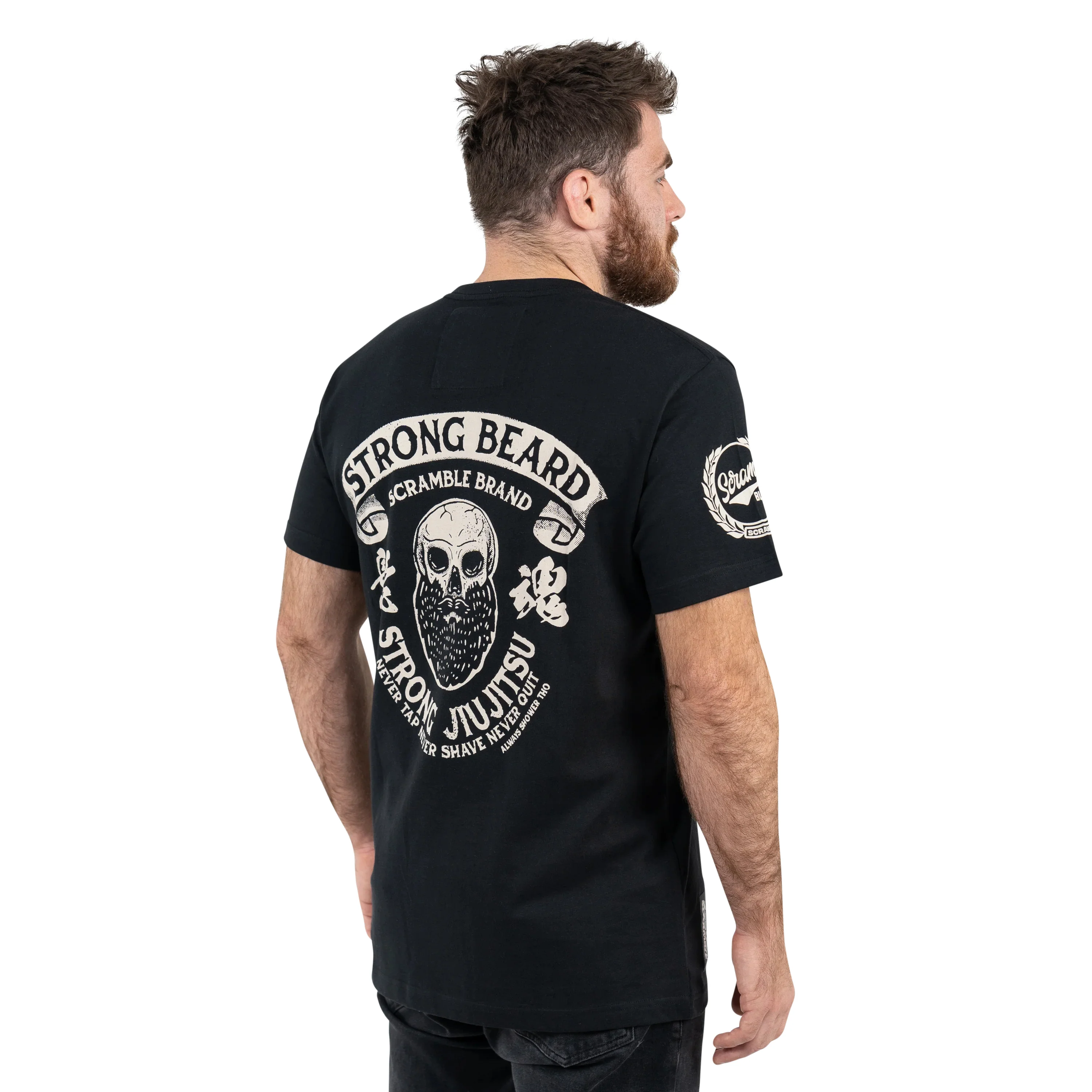 T-shirt Scramble Strong Beard - Noir - Image 4