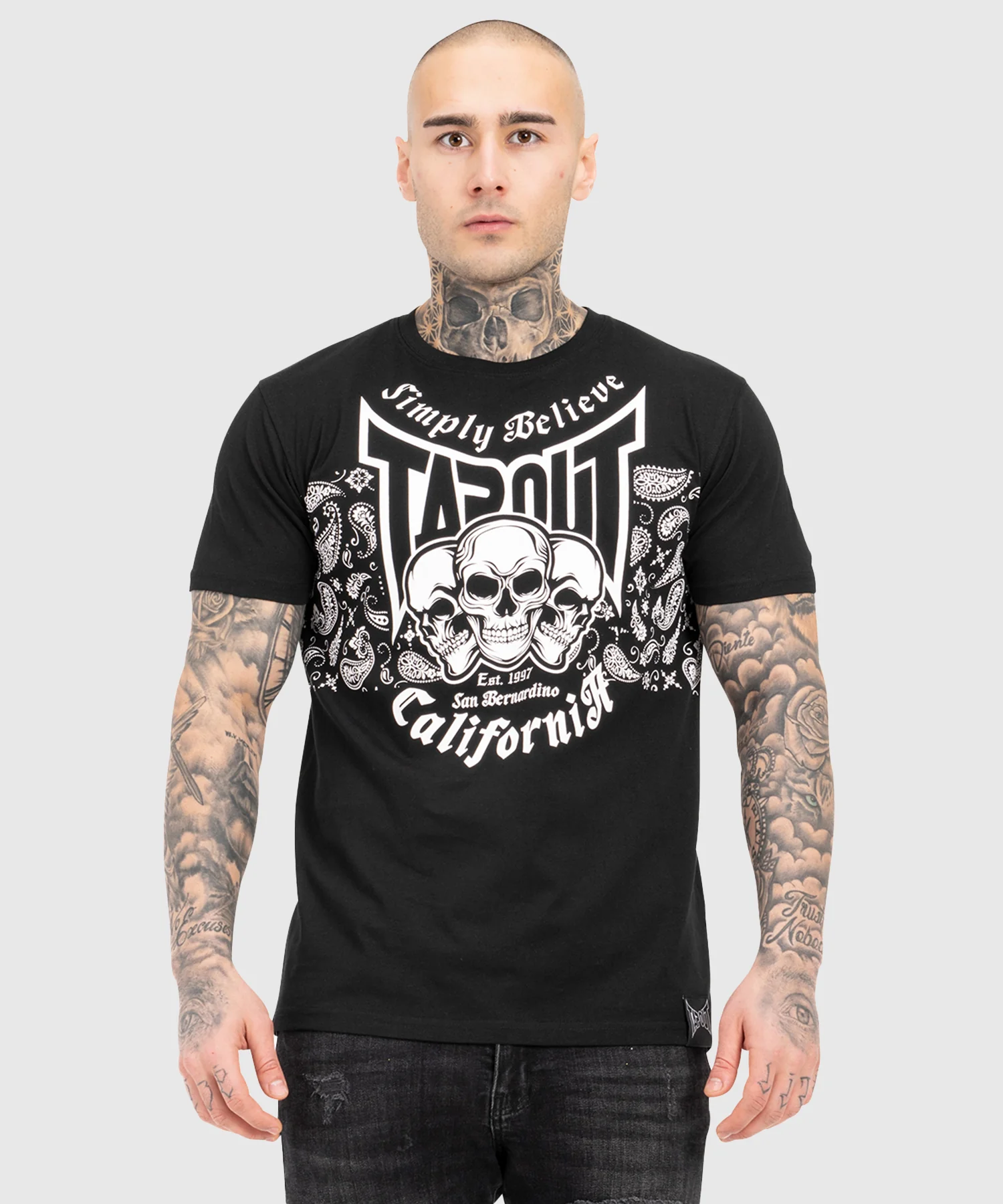 T-shirt Tapout Adelantos - Noir
