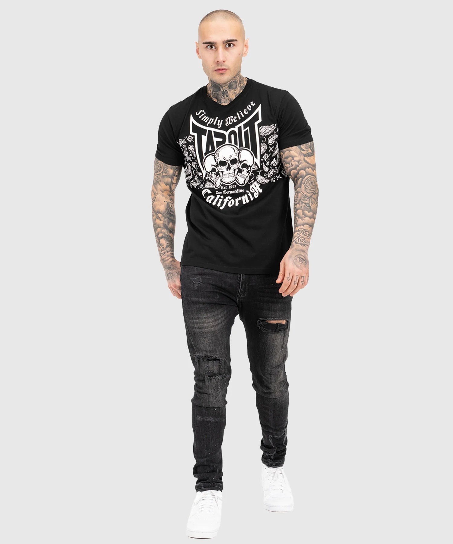 T-shirt Tapout Adelantos - Noir - Image 4