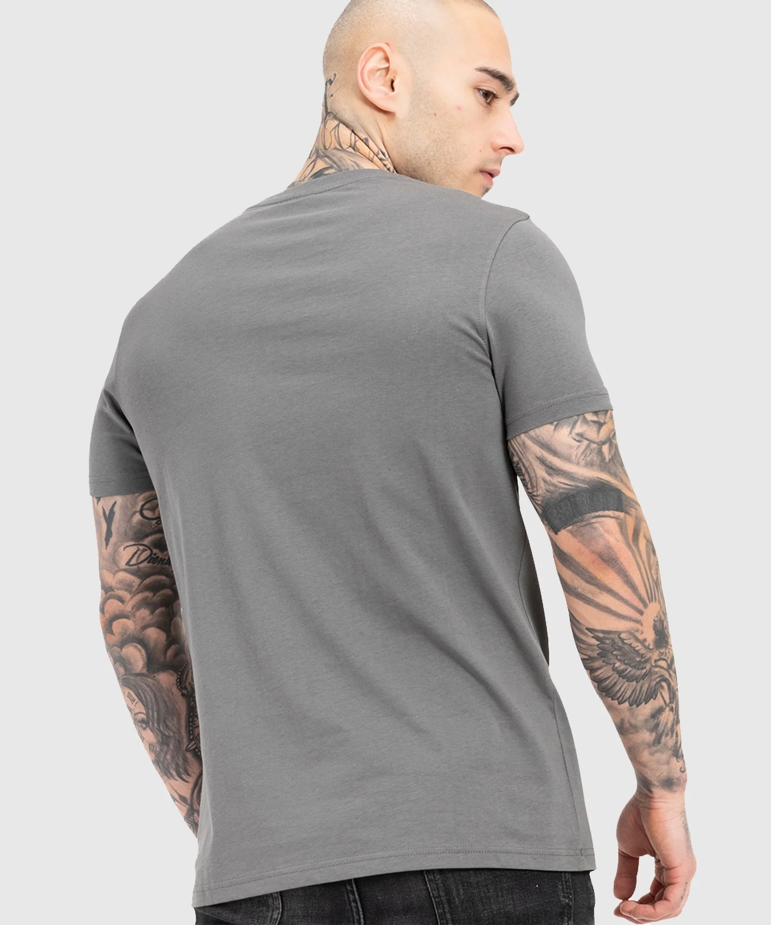 T-shirt Tapout Skull - Gris/Noir - Image 3