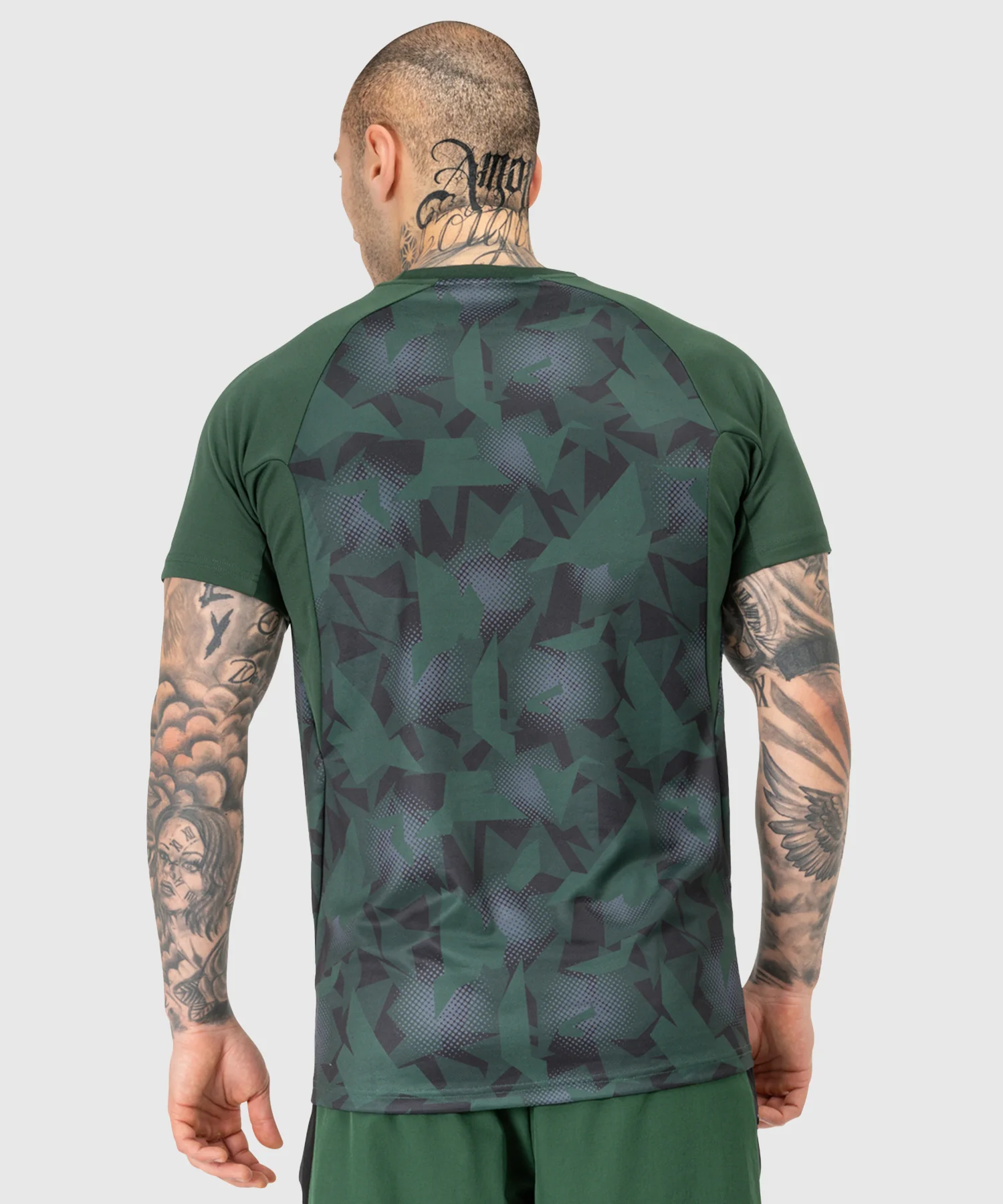 T-shirt Tapout Training Graphic - Noir/Vert - Image 2