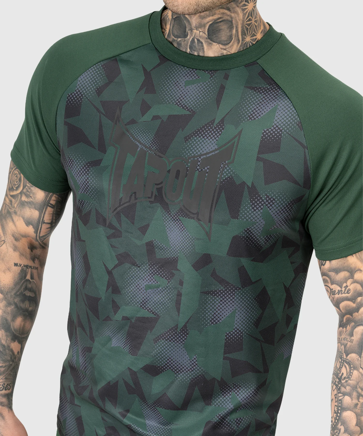 T-shirt Tapout Training Graphic - Noir/Vert - Image 3