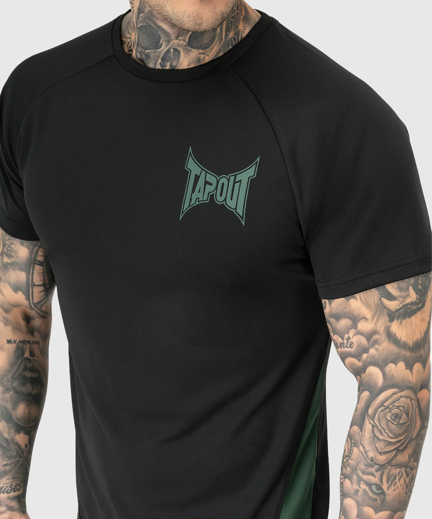 T-shirt Tapout Training - Noir/Vert - Image 3