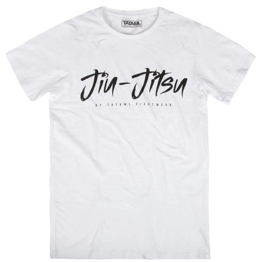 T-shirt Tatami Fightwear Jiu Jitsu Signature - Blanc