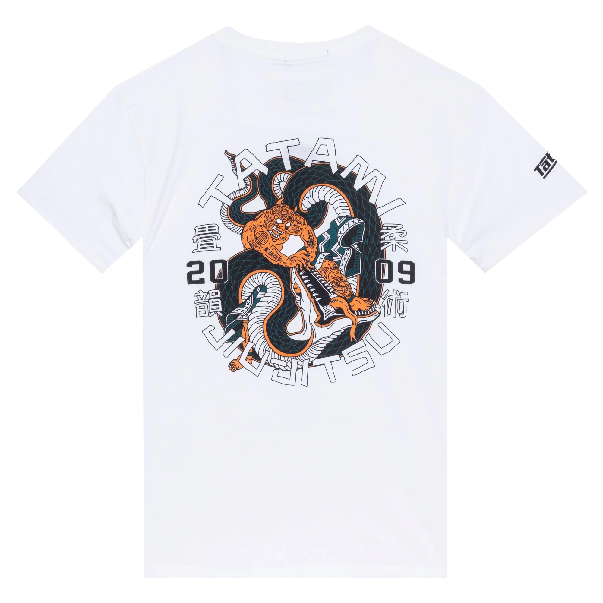 T-Shirt Tatami Fightwear Serpent Organic - Blanc - Image 2