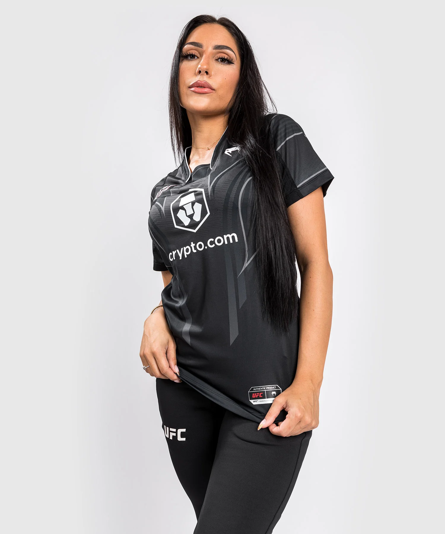 T-shirt Technique Femme UFC Venum Authentic Fight Night 2.0 - Noir