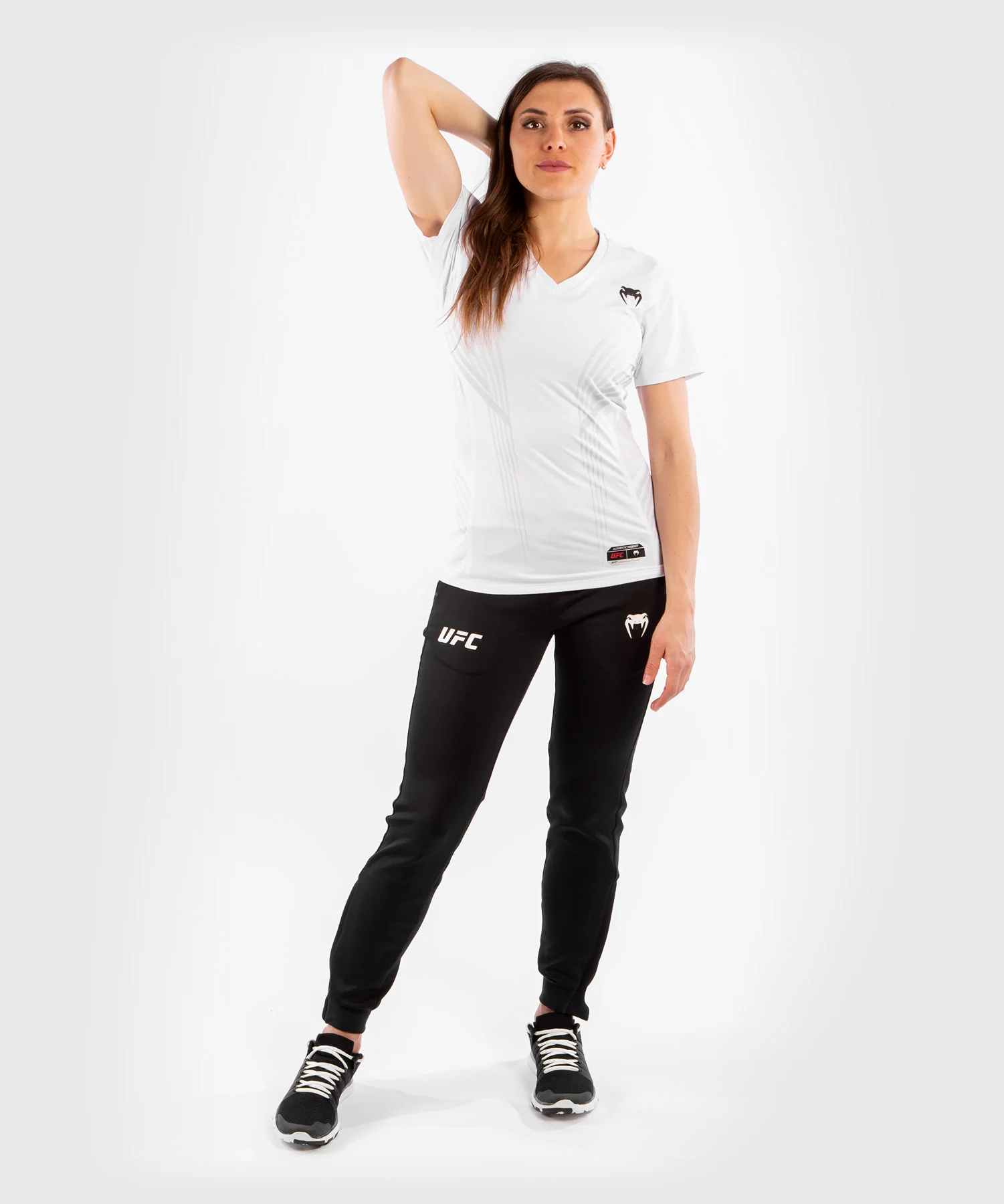 T-shirt Technique Femme UFC Venum Authentic Fight Night - Blanc - Image 10