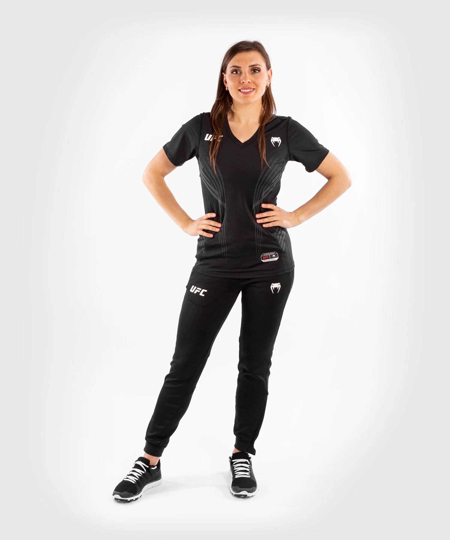 T-shirt Technique Femme UFC Venum Authentic Fight Night - Noir - Image 10