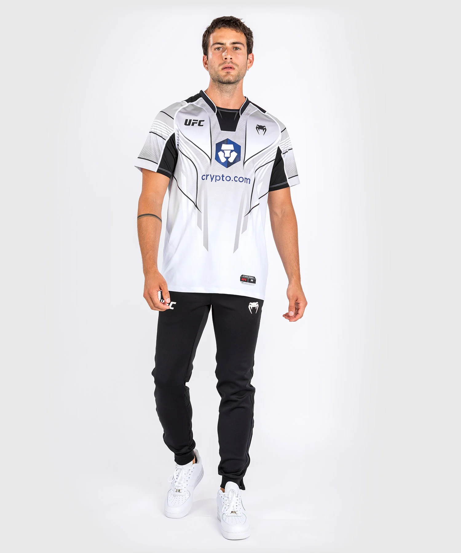 T-Shirt Technique Homme UFC Venum Authentic Fight Night 2.0 - Blanc - Image 3
