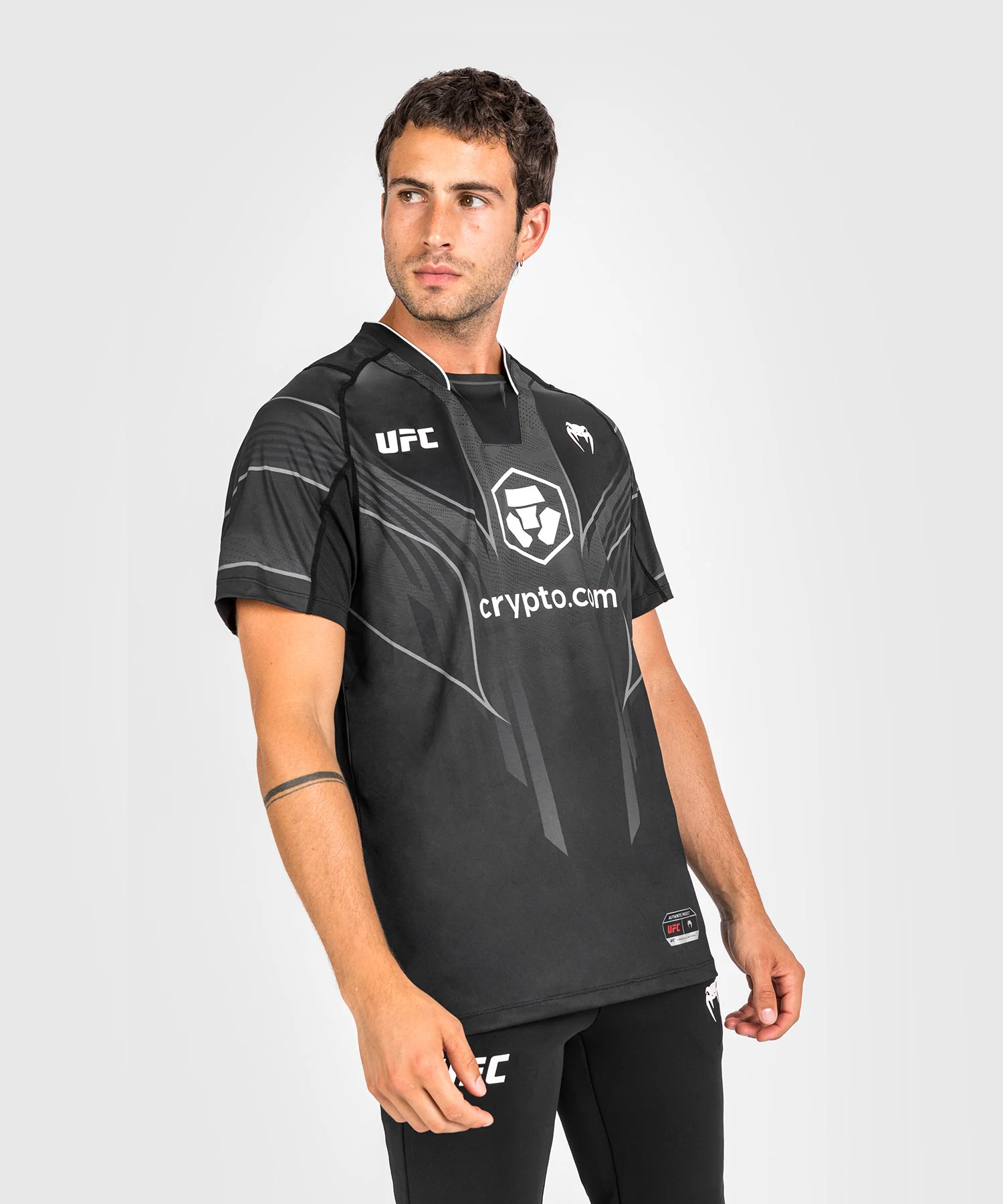 T-Shirt Technique Homme UFC Venum Authentic Fight Night 2.0 - Noir - Image 2